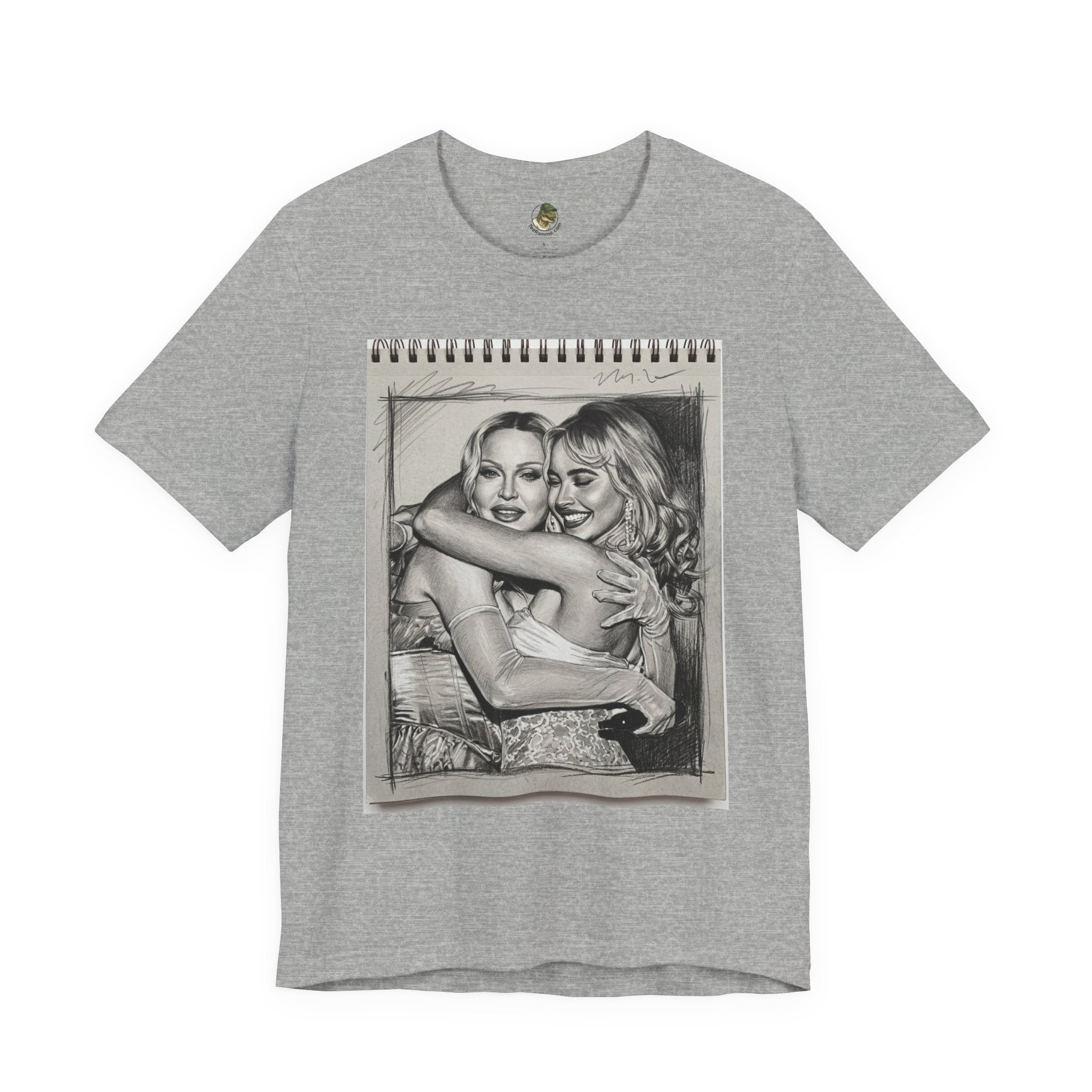 Unisex "Icons of Pop" Sketchbook Cotton T-Shirt