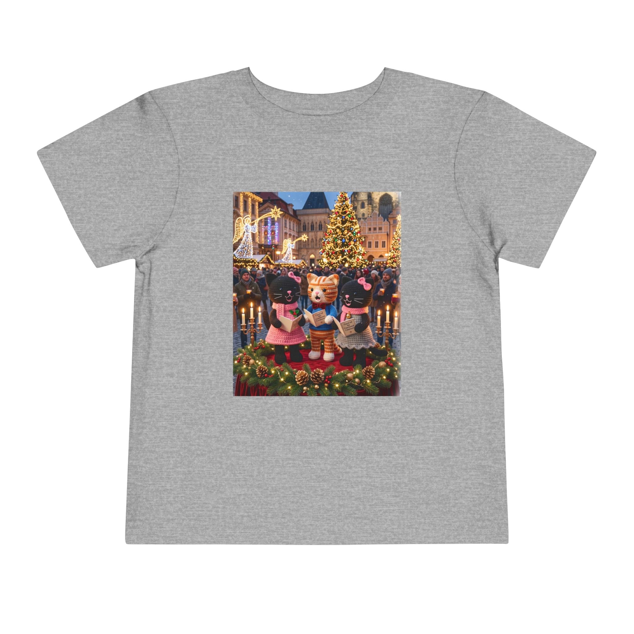 Christmas Kitty Choir Toddler Tee