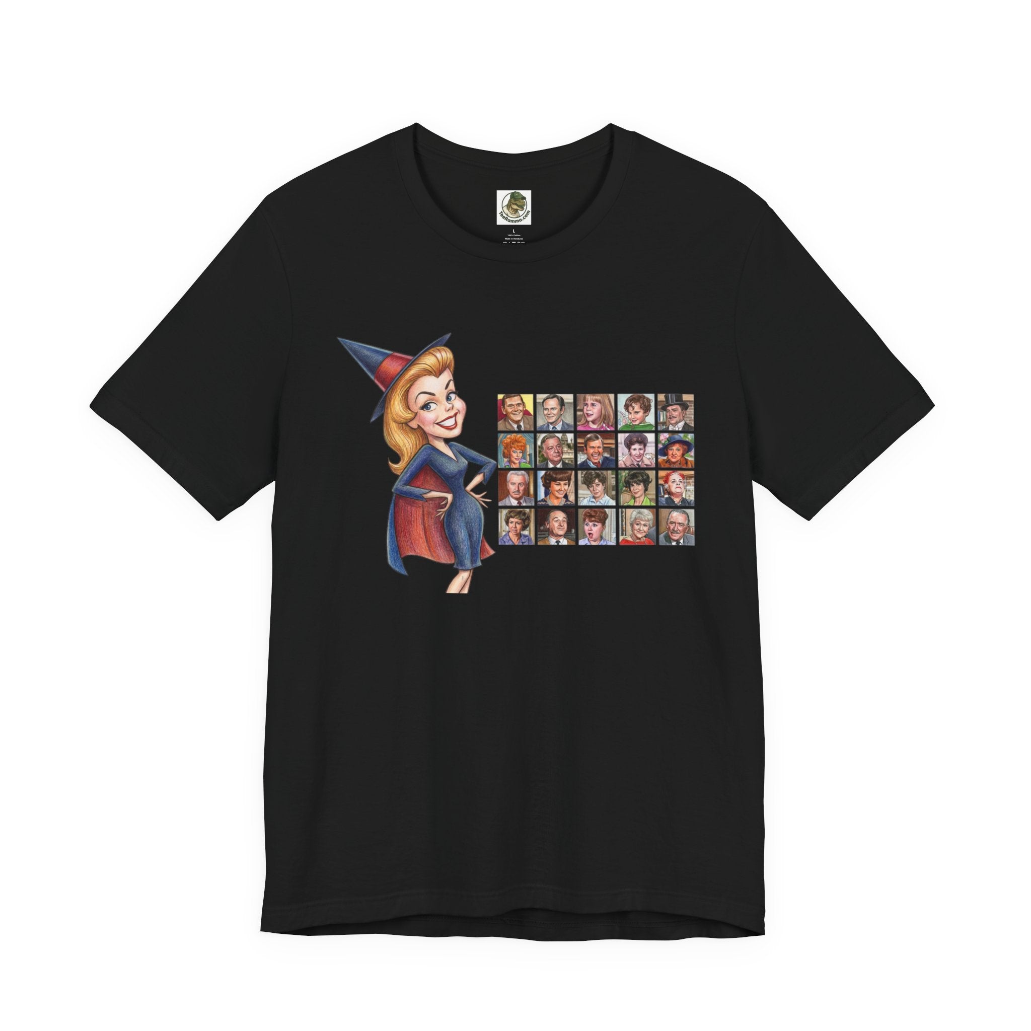Unisex "Witch Family" Collage Cotton T-Shirt