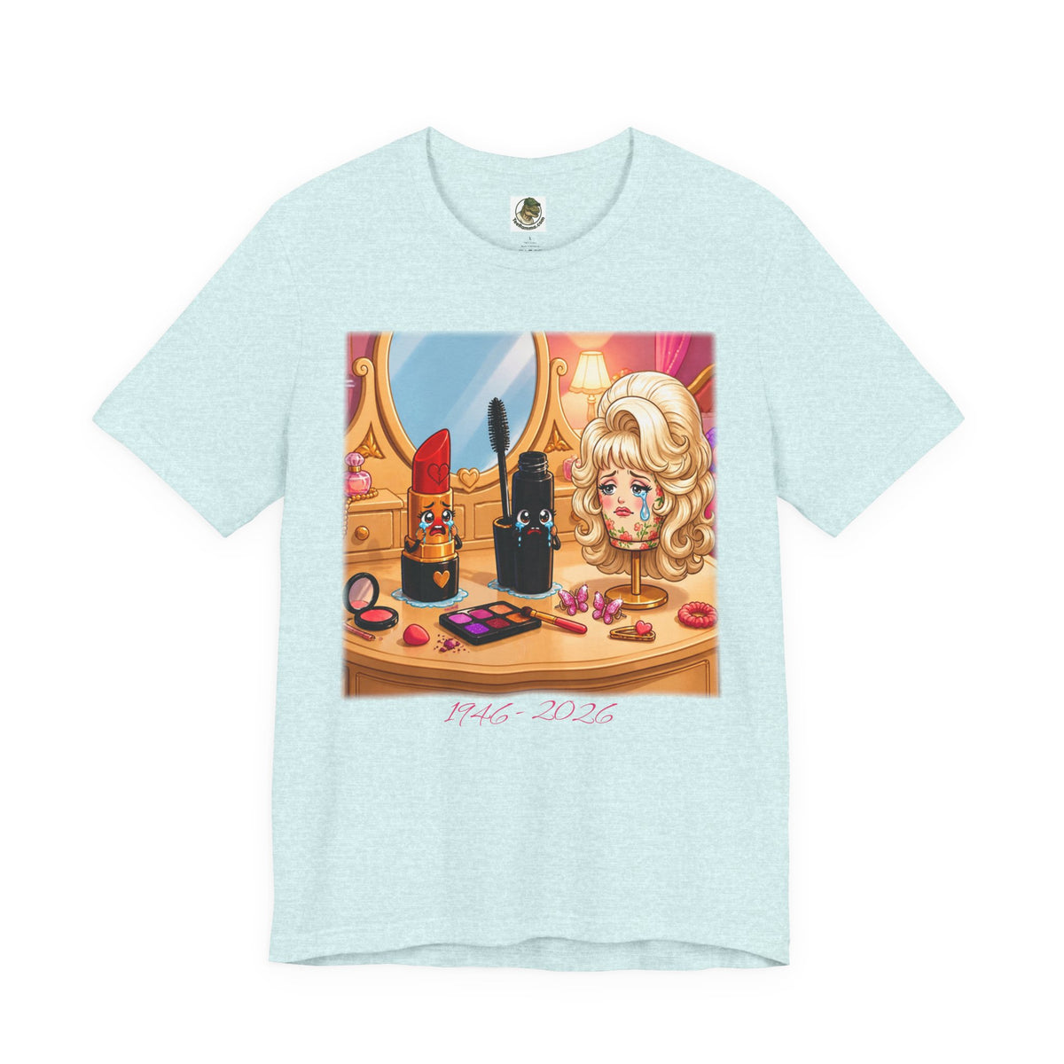 Mourning Makeup & Wig Tee