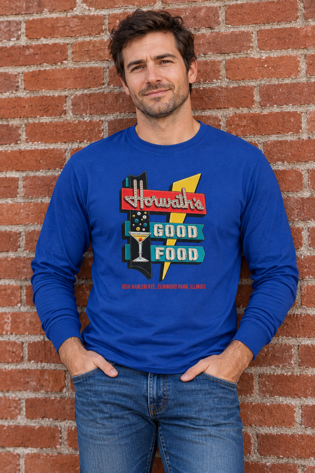 Horwath's Good Food Retro Diner Long Sleeve Tee