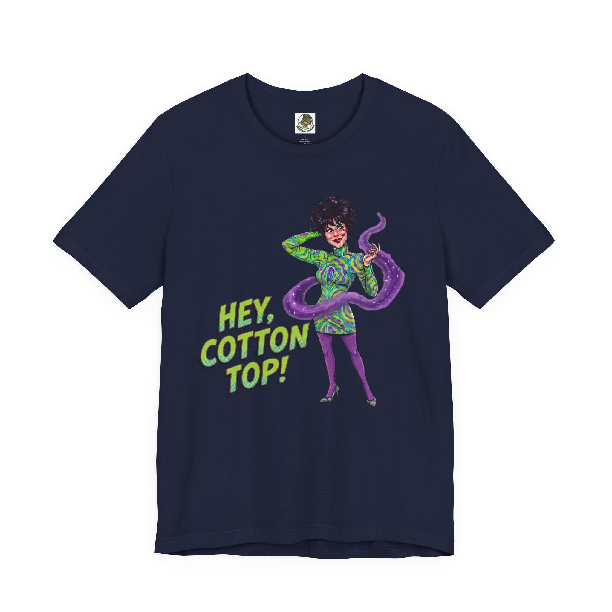 Unisex Vintage 'Hey, Cotton Top!' Cotton T-Shirt