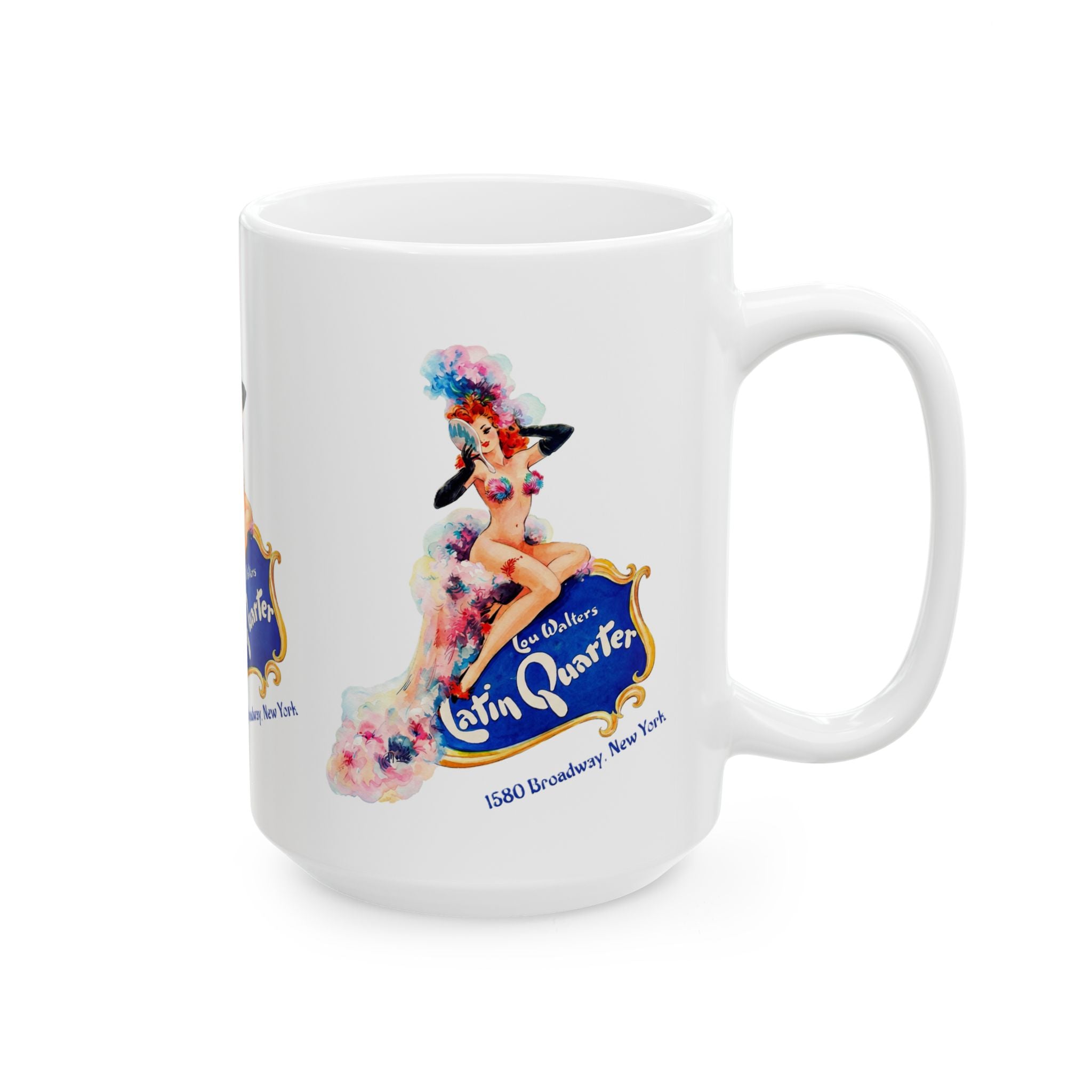 Vintage Latin Quarter Ceramic Mug (15oz)
