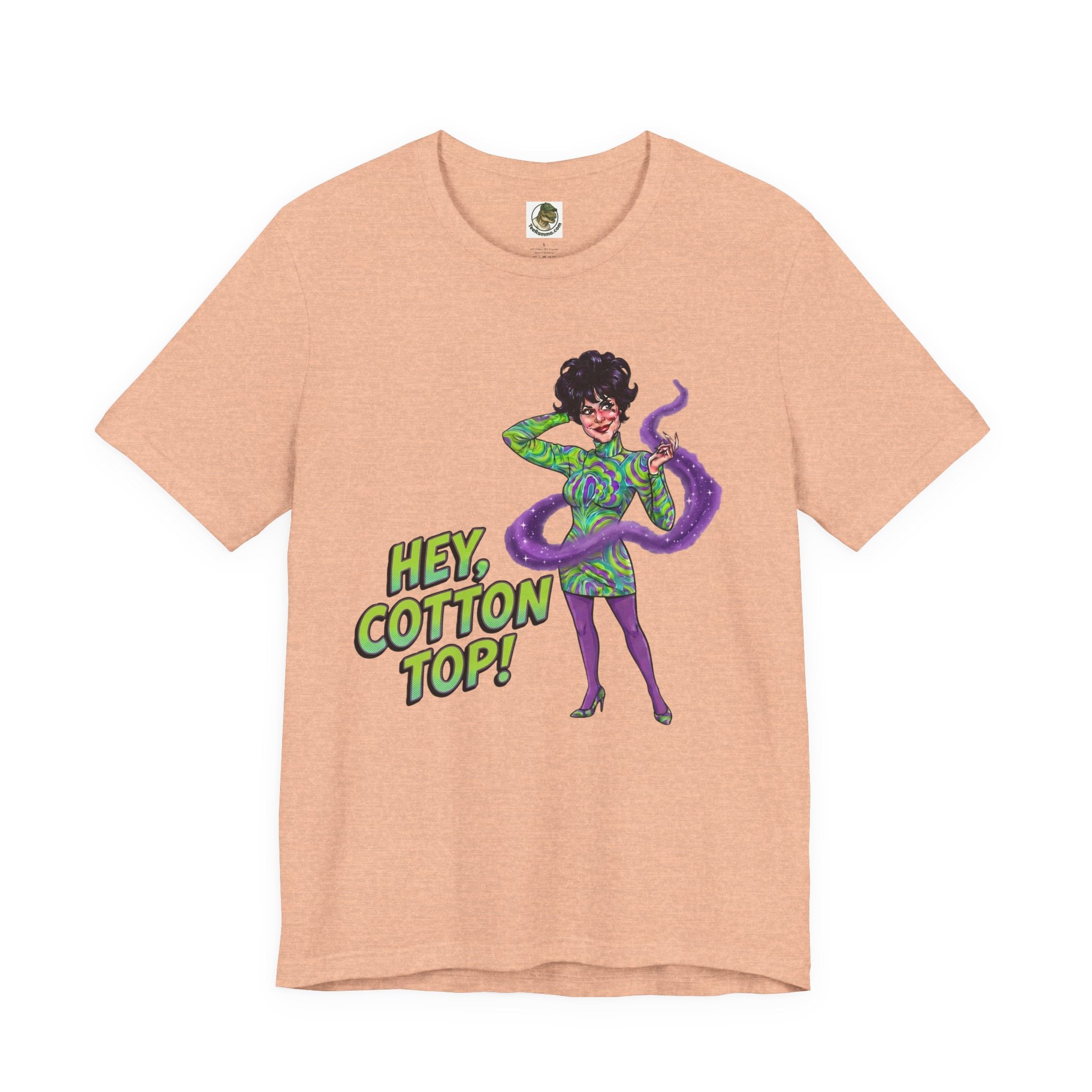 Unisex Vintage 'Hey, Cotton Top!' Cotton T-Shirt