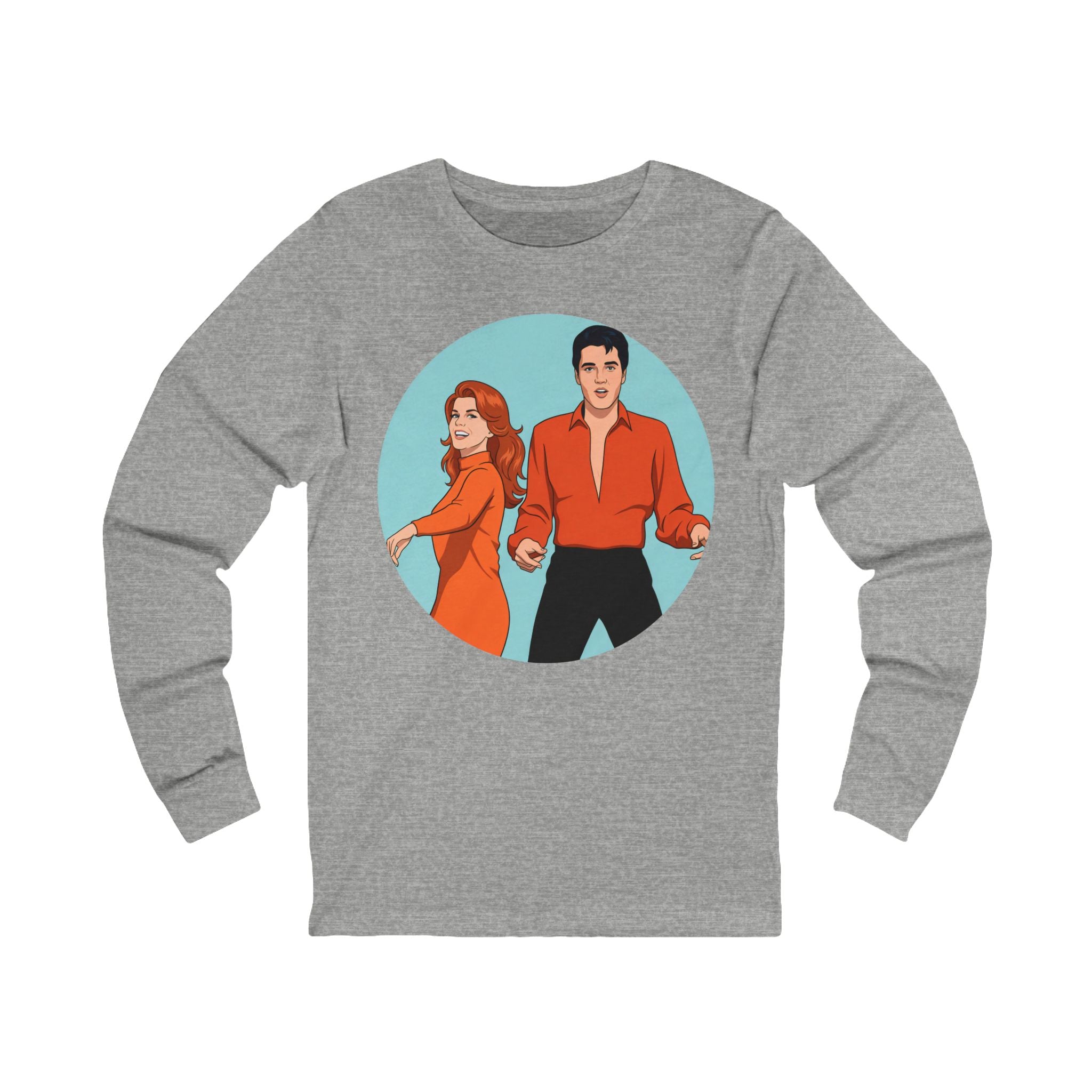 Unisex 'Viva Las Vegas' Long Sleeve Cotton T-Shirt