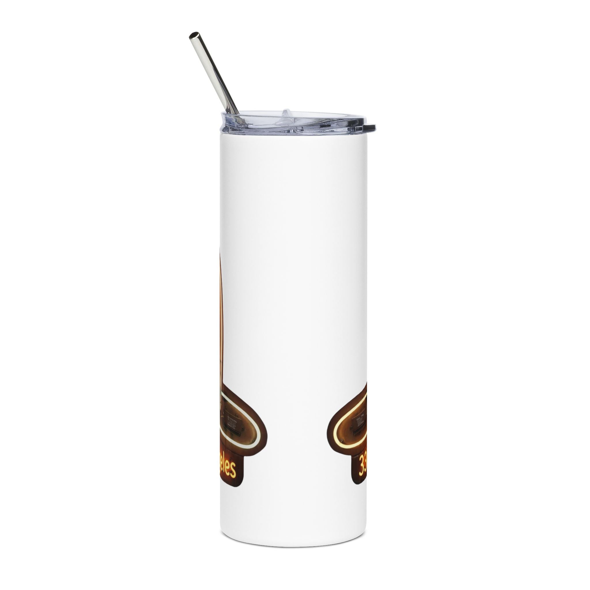 Vintage Brown Derby Neon Restaurant Stainless Steel Tumbler — 20oz
