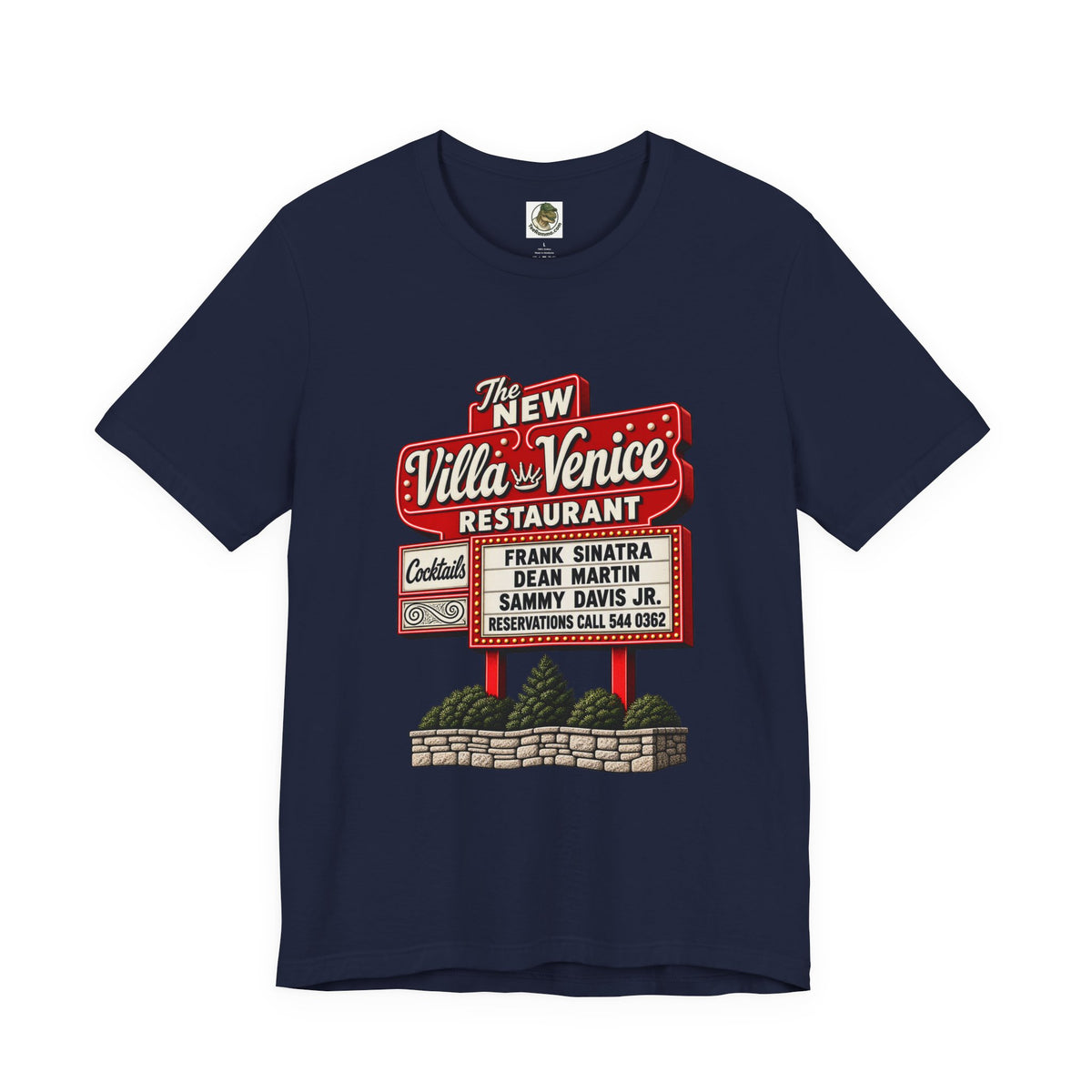 Villa Venice Restaurant Retro Sign Tee