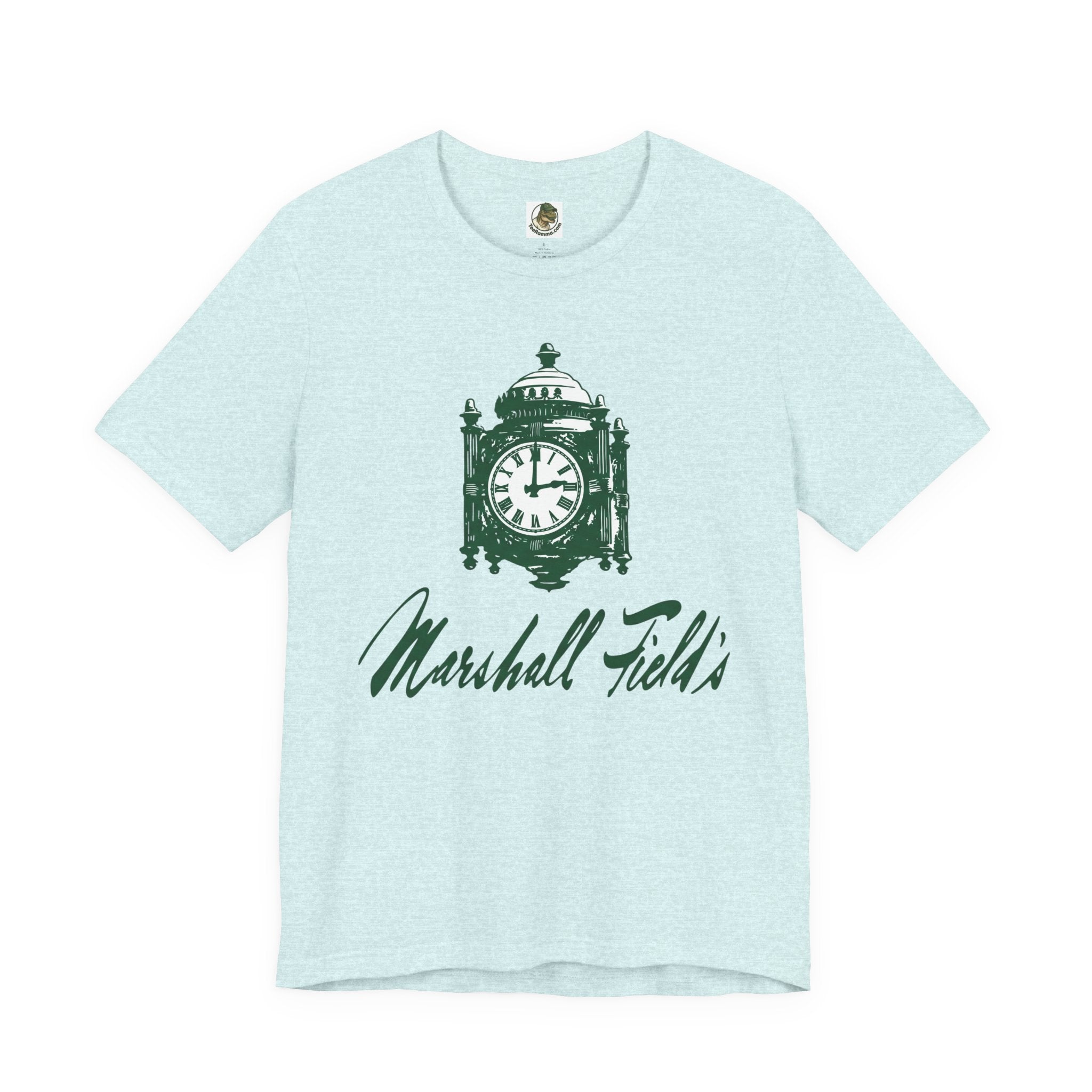 Unisex 'Marshall Field’s Clock' Vintage Graphic T‑Shirt