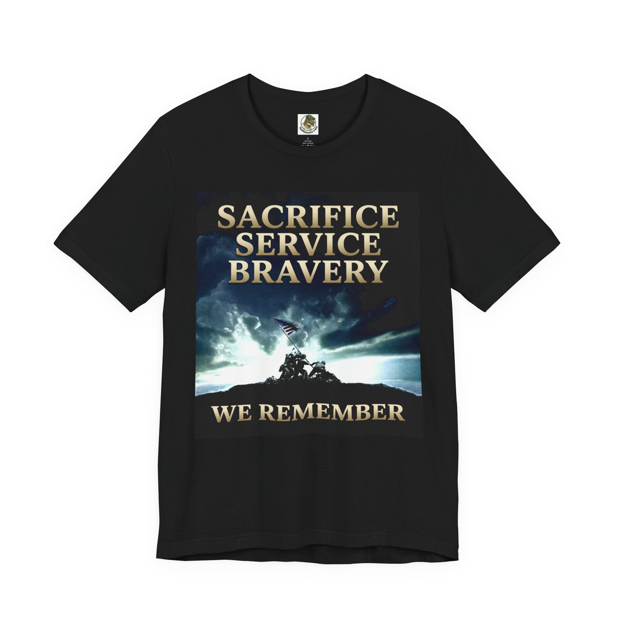 Sacrifice Service Bravery Memorial Tee
