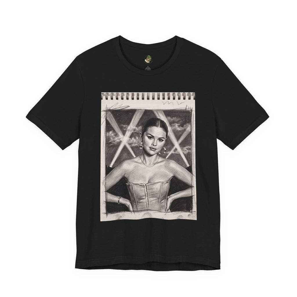 Unisex "Sel" Sketchbook Cotton T-Shirt