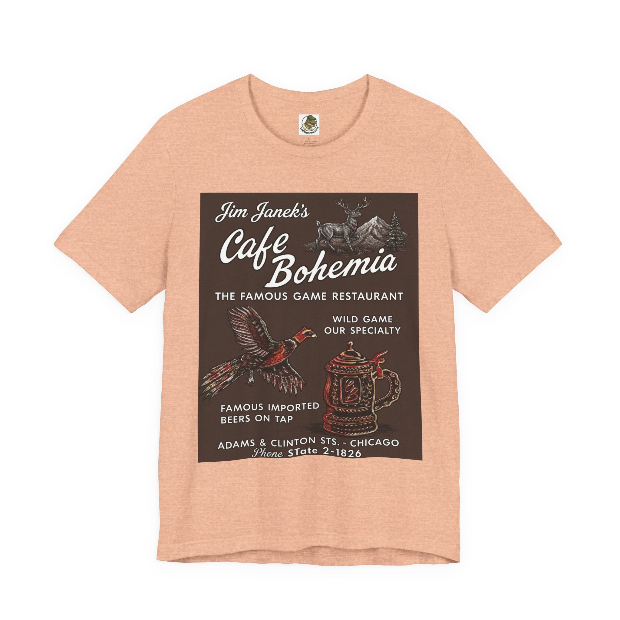 Vintage Cafe Bohemia Restaurant Tee