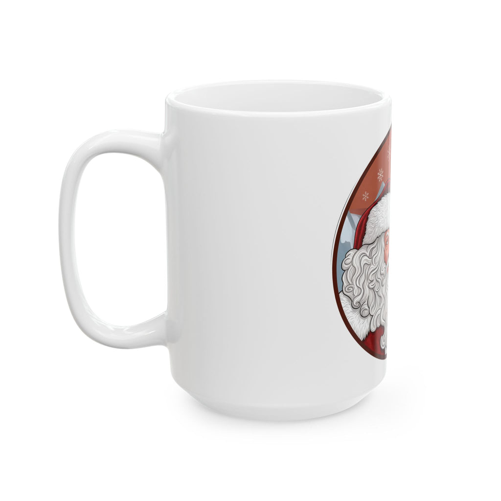 Vintage "Ho! Ho! Ho!" Christmas Ceramic Mug (15oz)