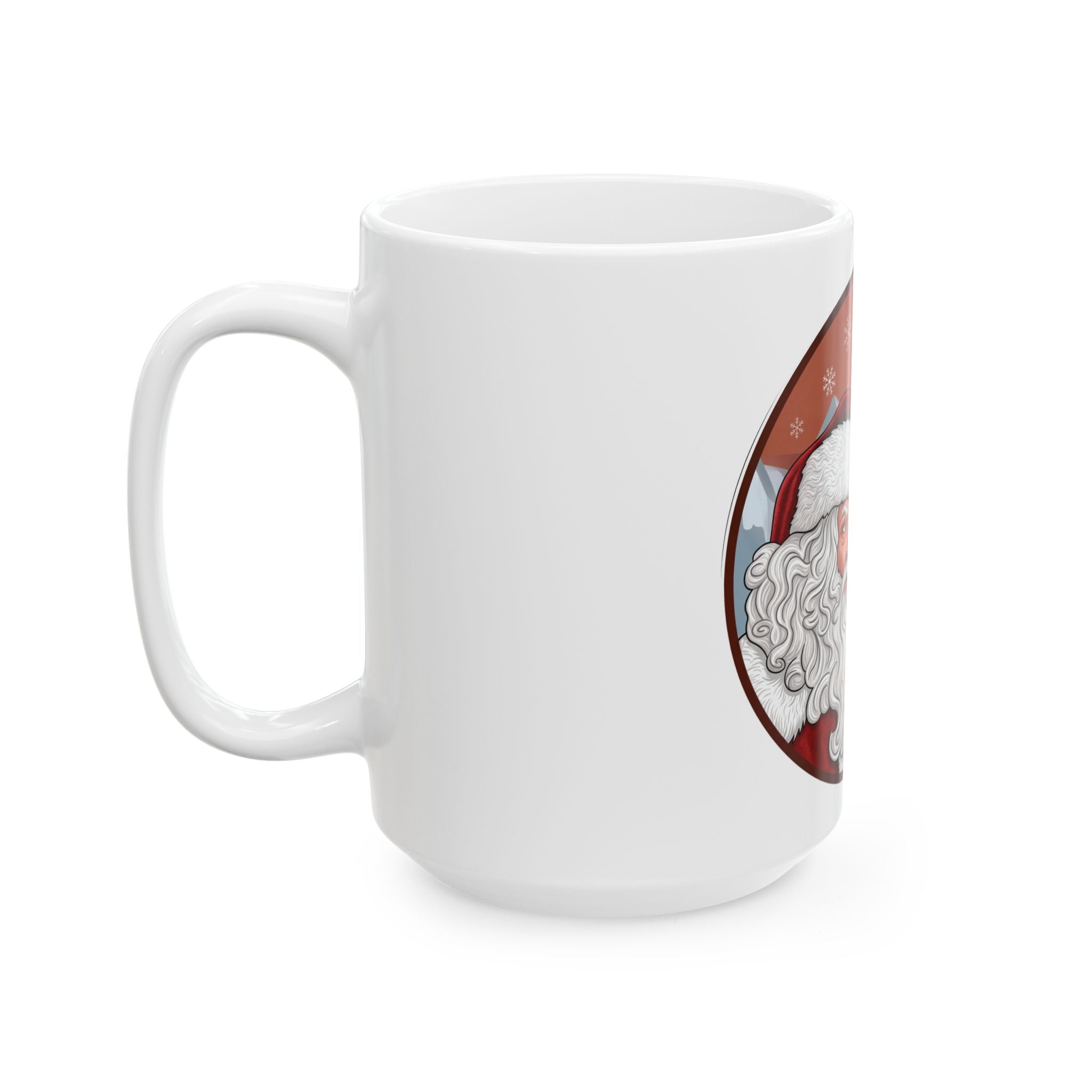 Vintage "Ho! Ho! Ho!" Christmas Ceramic Mug (15oz)