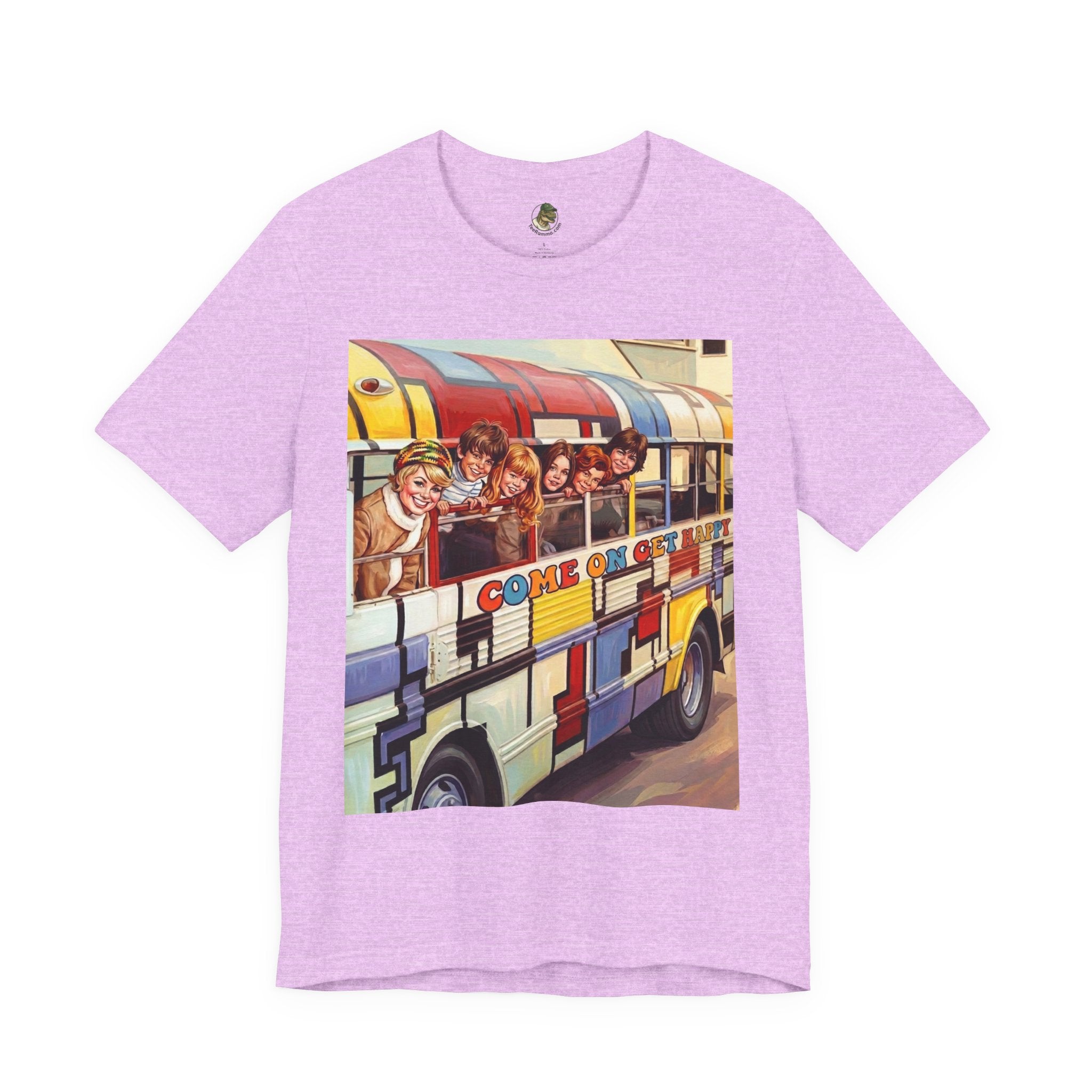Unisex "Come On, Get Happy" Retro Graphic T‑Shirt
