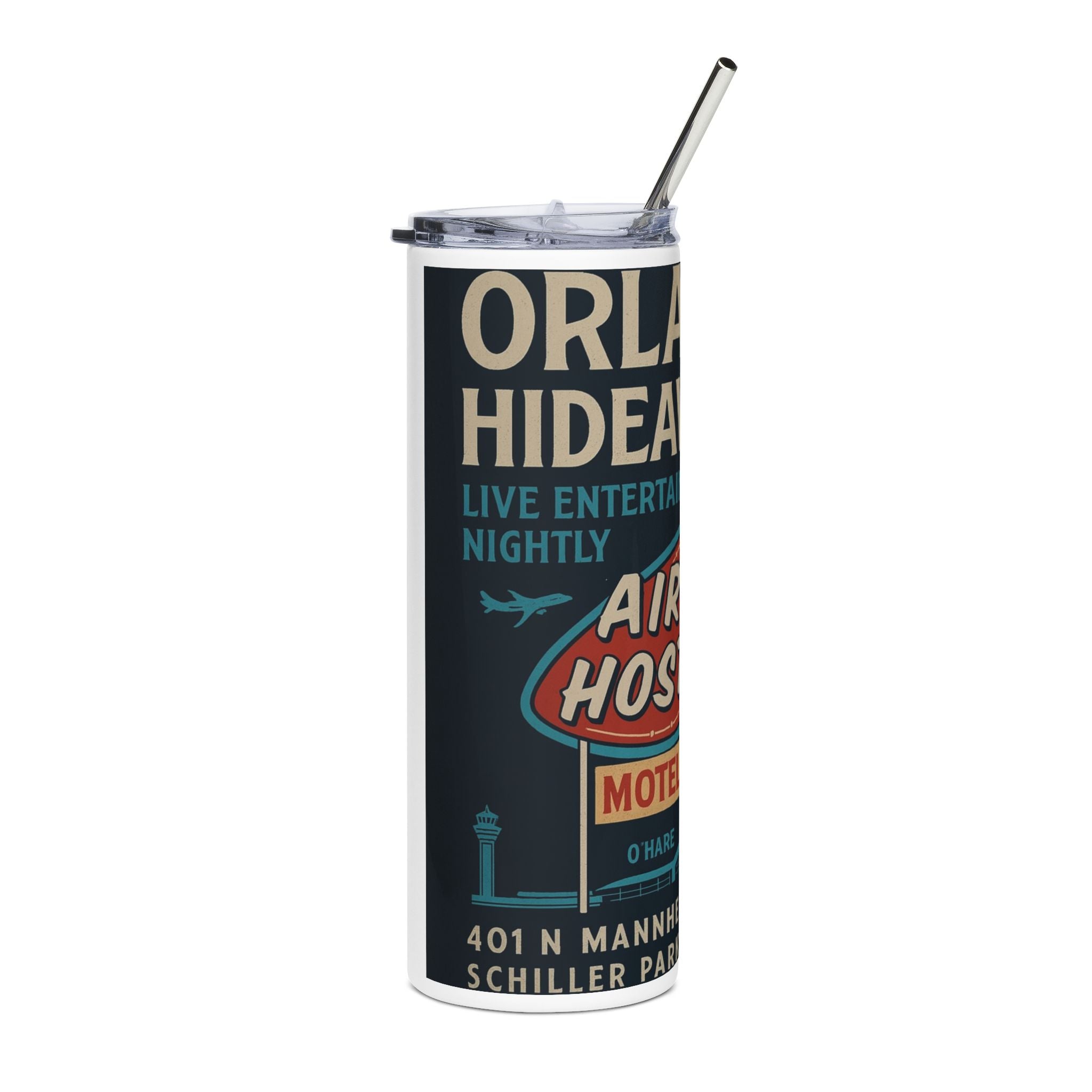 Orlando's Hideaway Stainless Steel 20oz Travel Cup