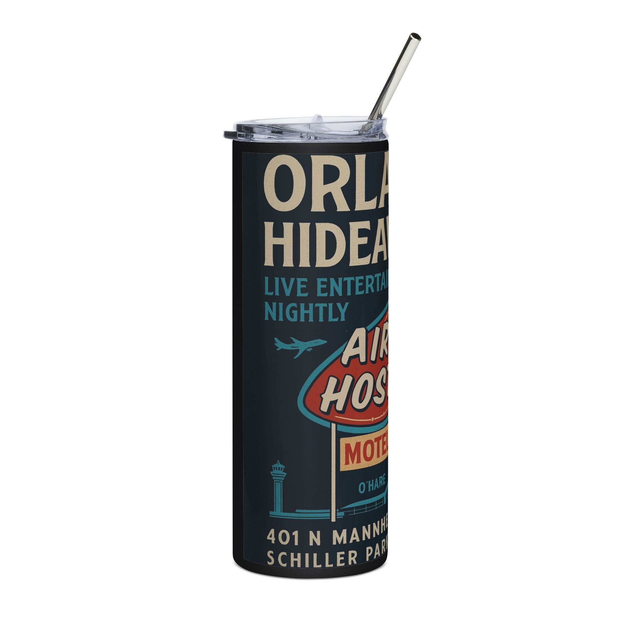Orlando's Hideaway Stainless Steel 20oz Travel Cup