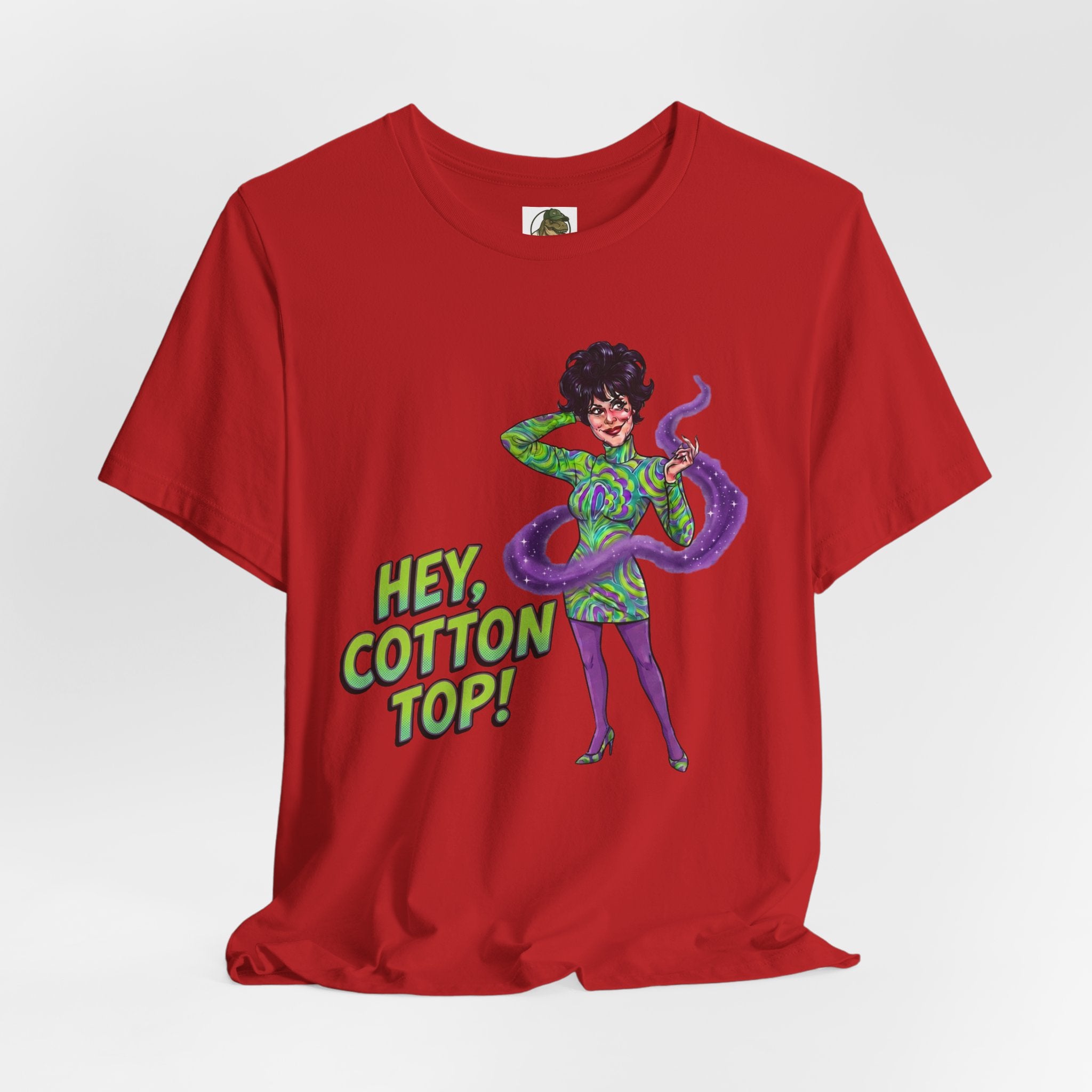 Unisex Vintage 'Hey, Cotton Top!' Cotton T-Shirt