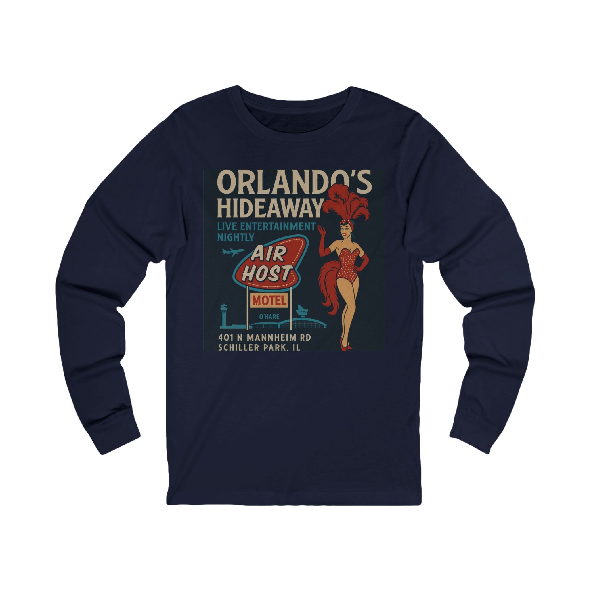 Vintage Orlando's Hideaway Long Sleeve Tee