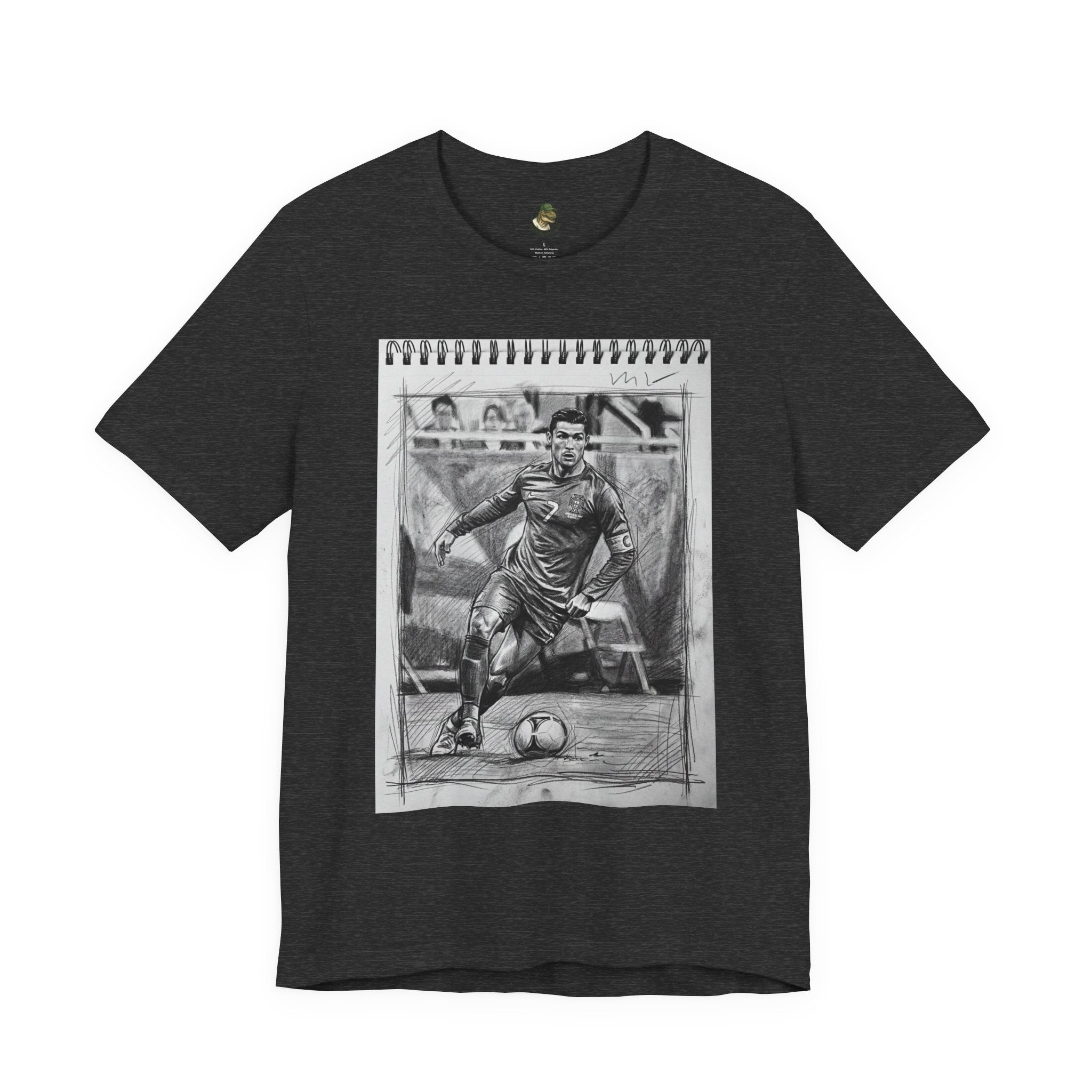 Unisex "CR7" Sketchbook Cotton T-Shirt