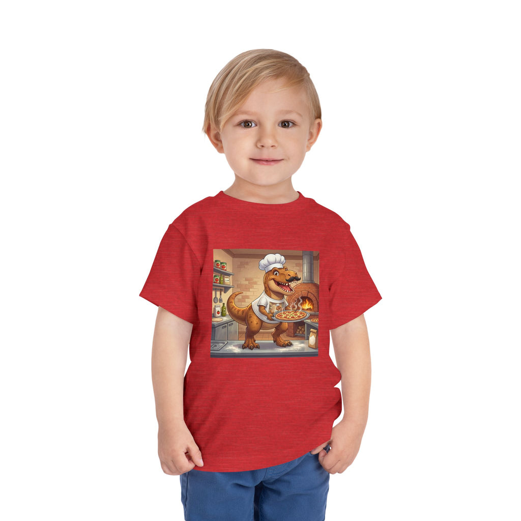 Ernest T. Rex Pizza Chef Toddler Tee