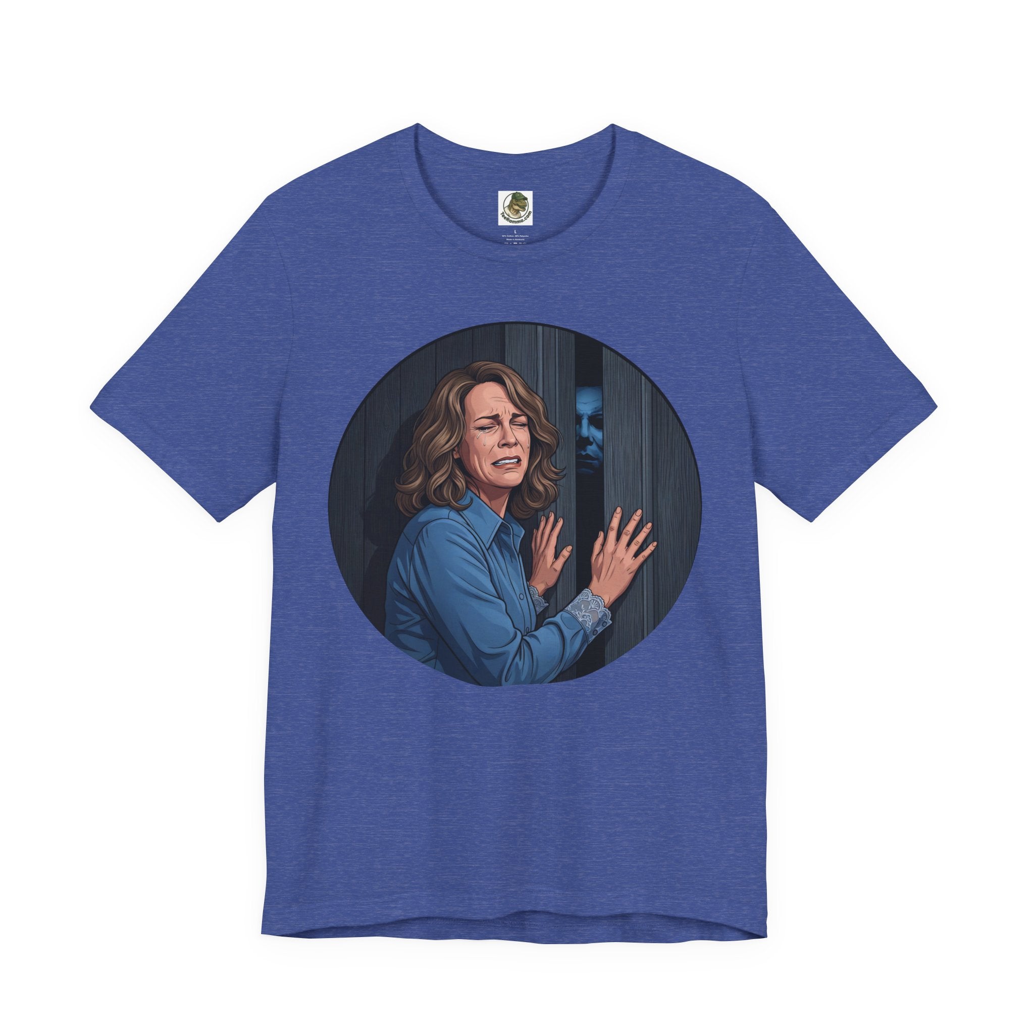 Unisex 'Demon at the Door' Cotton T-Shirt