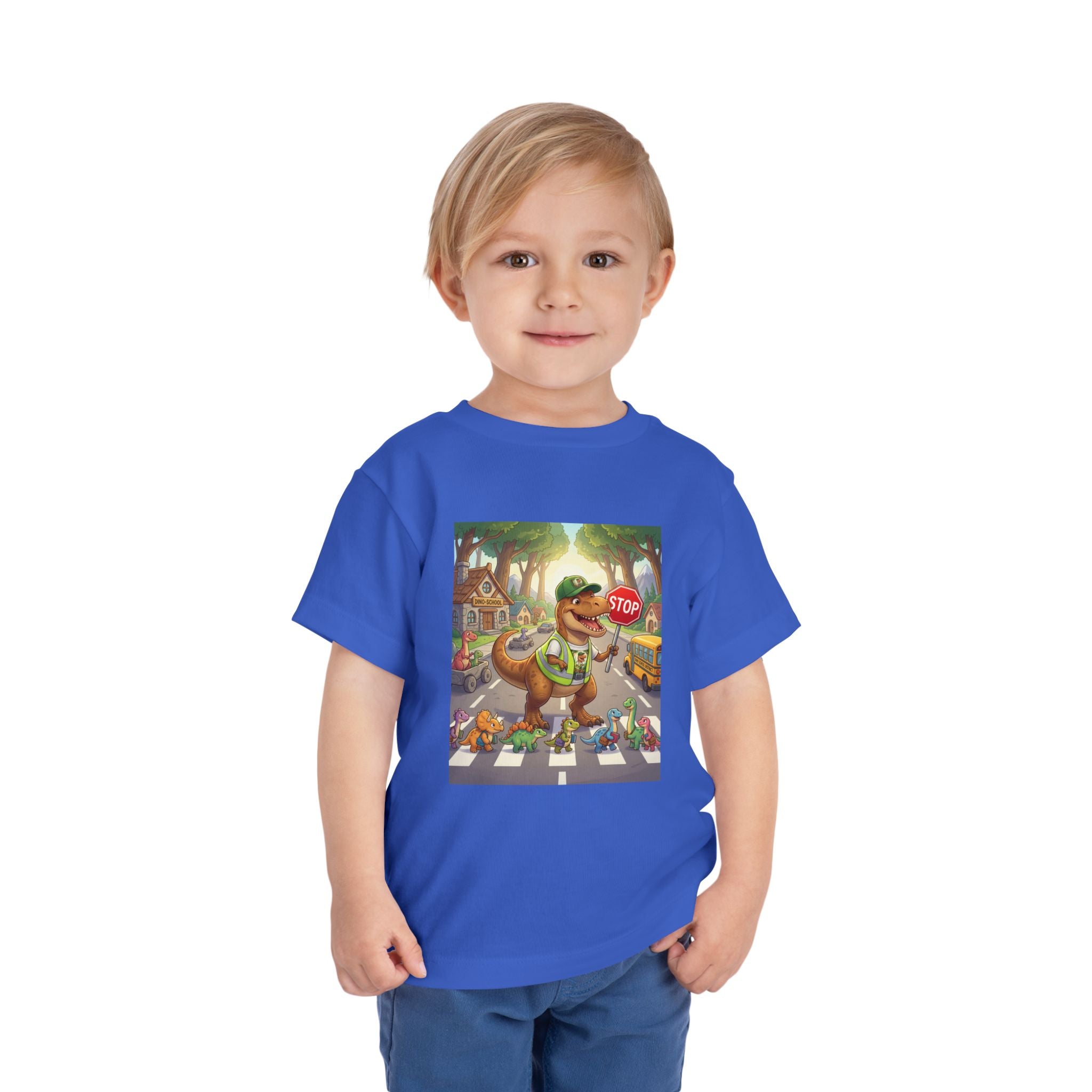 Ernest T-Rex Crossing Guard Toddler Tee