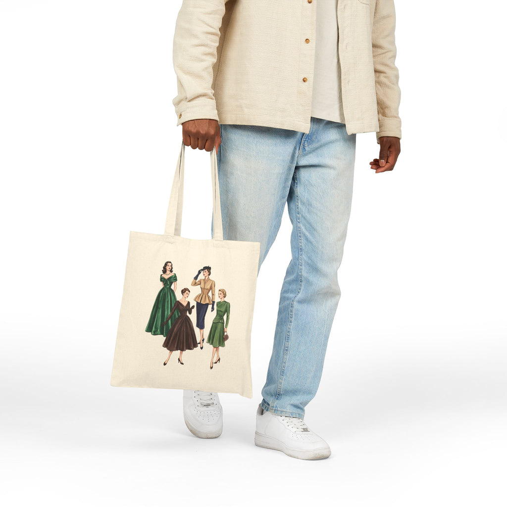 Vintage Ladies Fashion 'New Look' Canvas Tote Bag