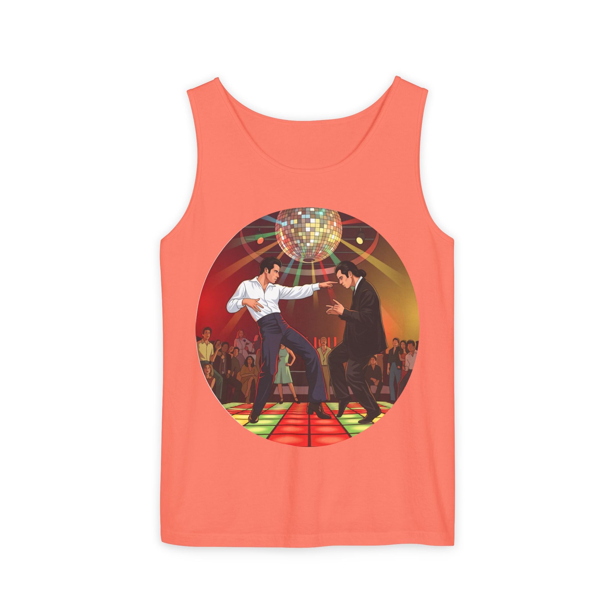 Unisex 'Dancing Together' Cottton Tank Top