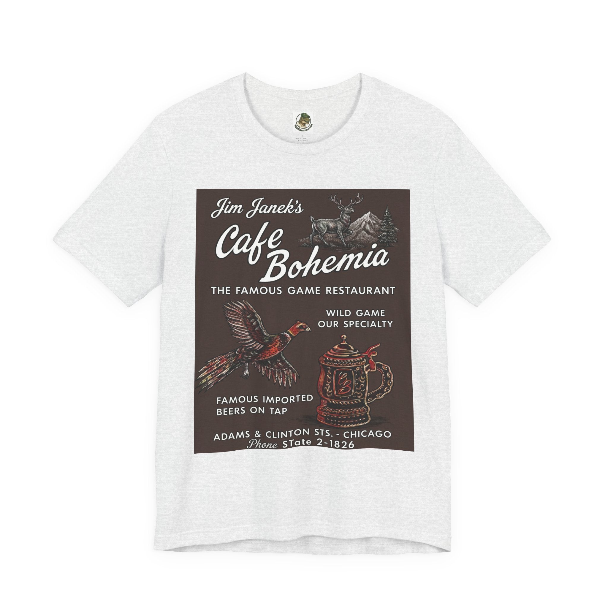 Vintage Cafe Bohemia Restaurant Tee