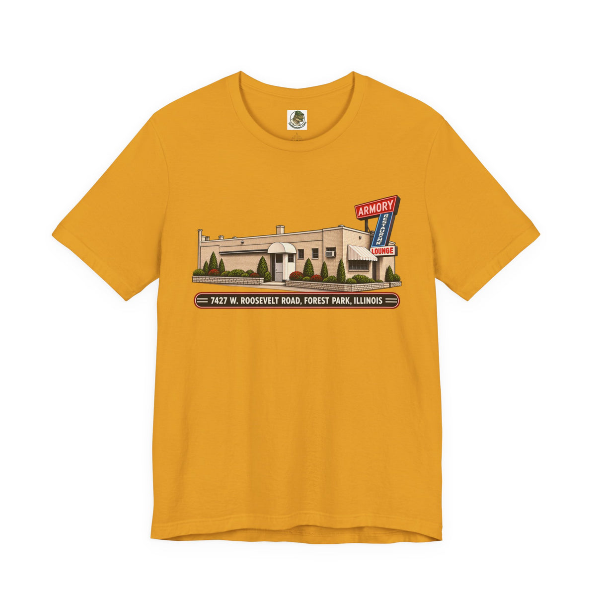 Armory Lounge Retro Restaurant Tee