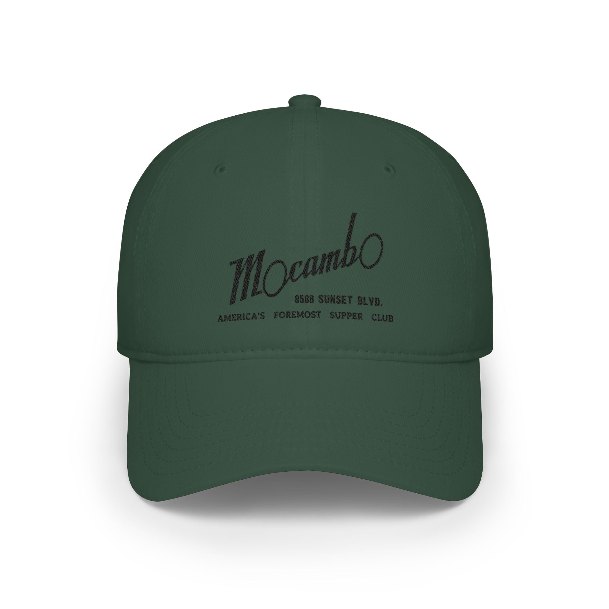 Vintage Mocambo Supper Club Embroidered Low Profile Baseball Cap