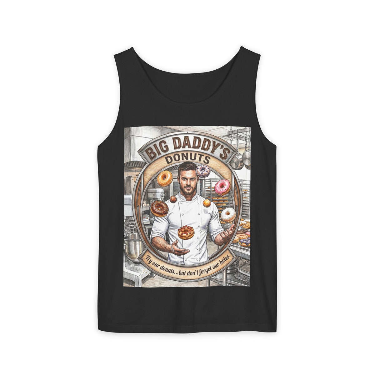 Big Daddy's Donuts Vintage Bakery Graphic Tank