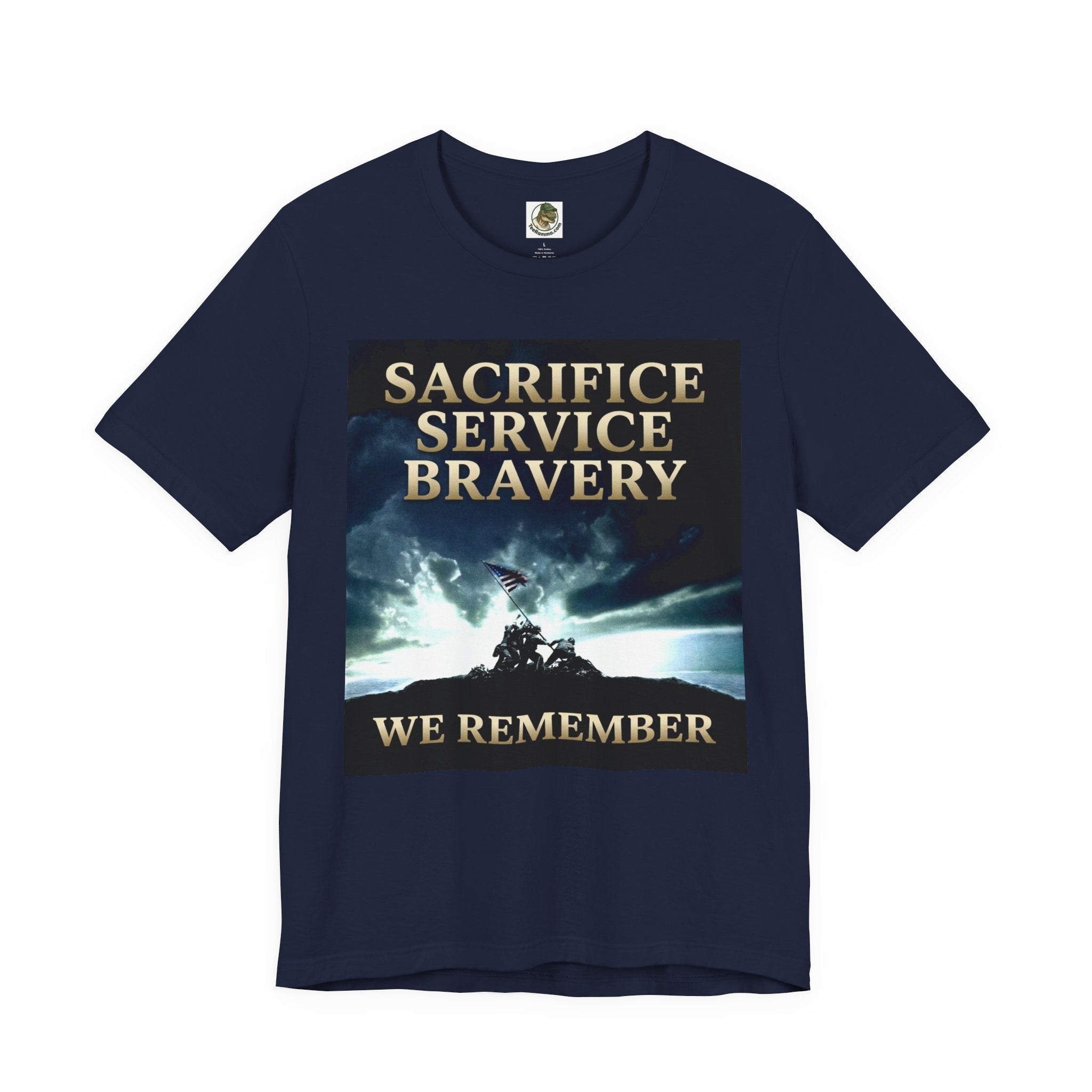 Sacrifice Service Bravery Memorial Tee