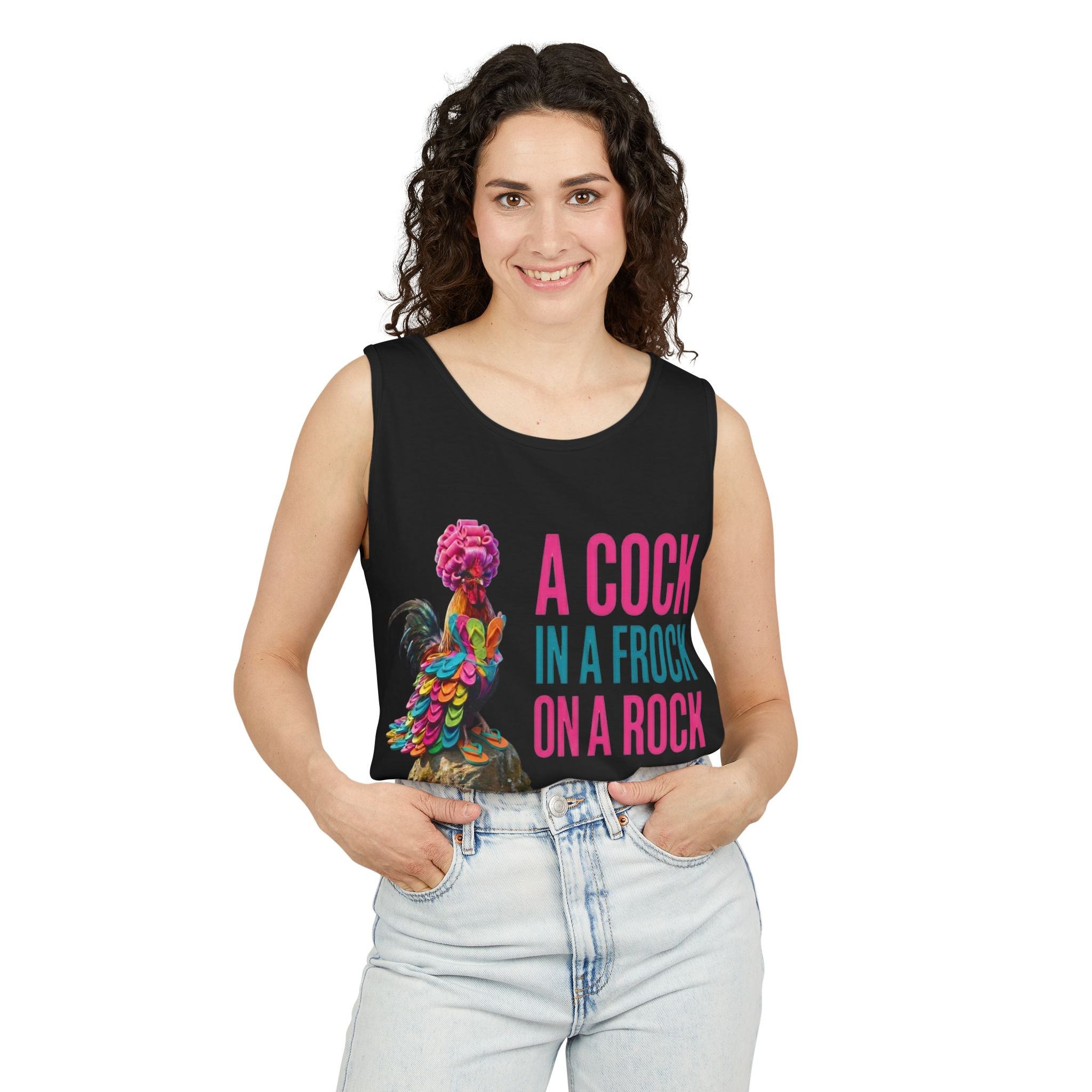 Unisex "Best Dressed Rooster" Graphic Summer Tank