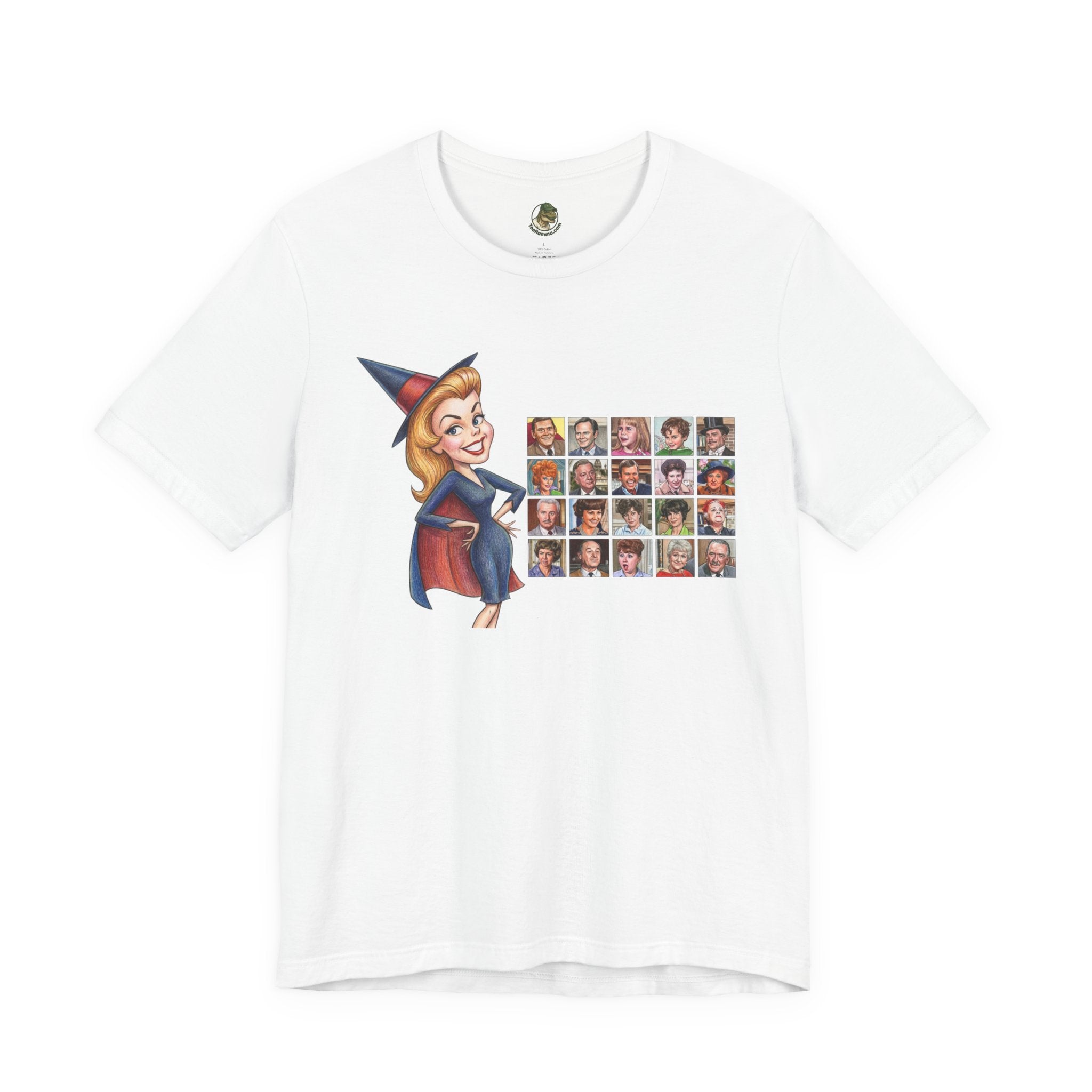 Unisex "Witch Family" Collage Cotton T-Shirt