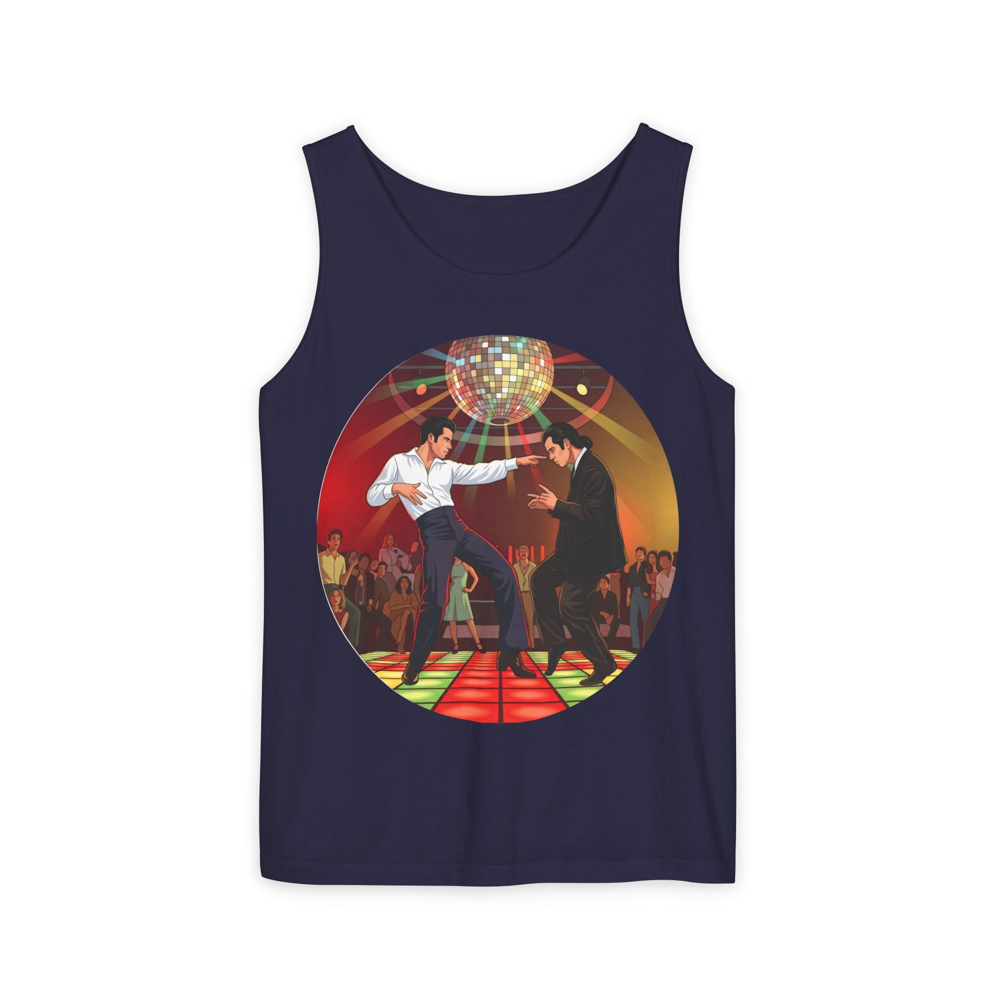 Unisex 'Dancing Together' Cottton Tank Top