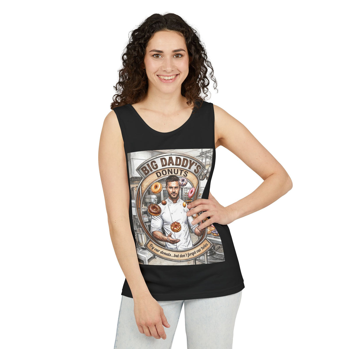 Big Daddy's Donuts Vintage Bakery Graphic Tank