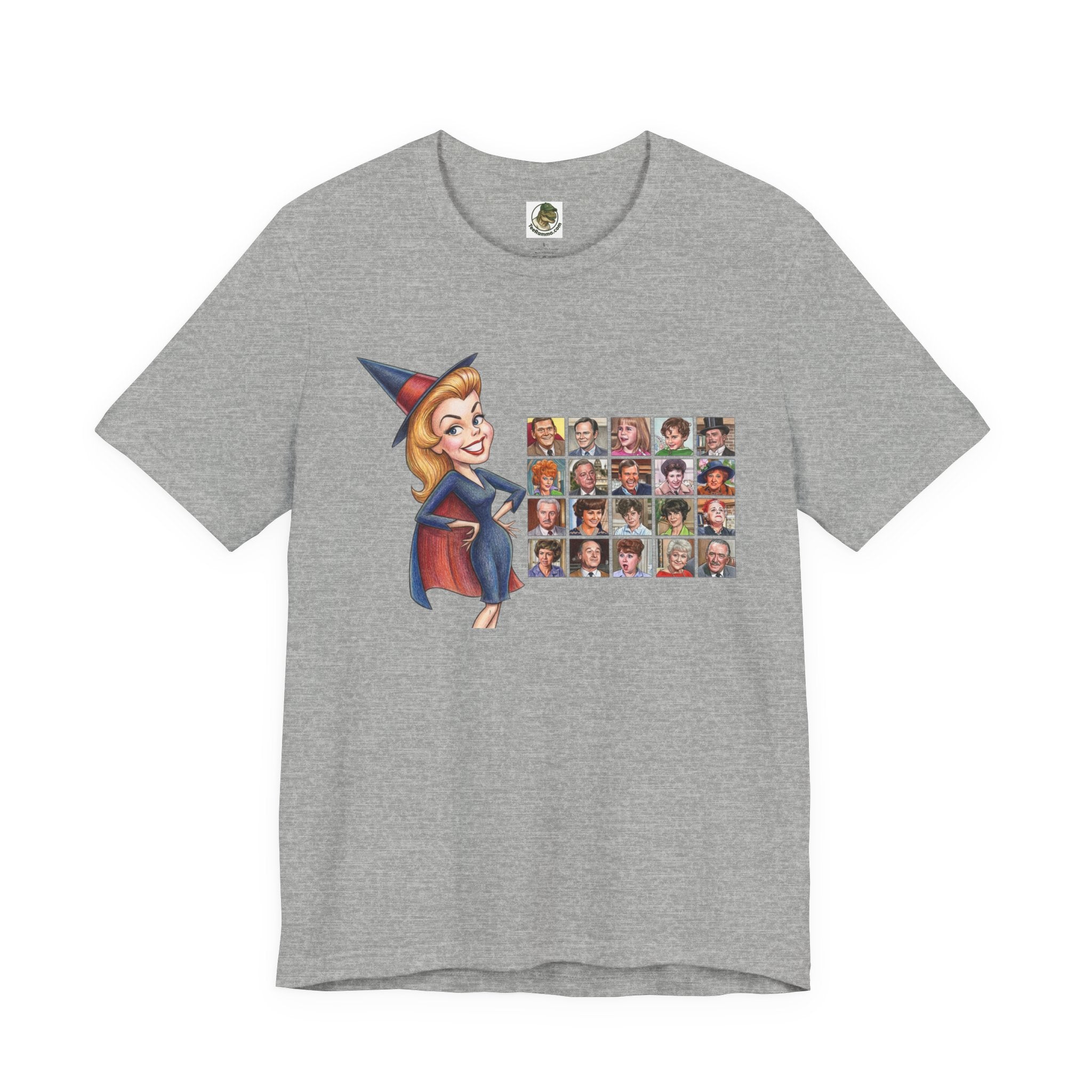 Unisex "Witch Family" Collage Cotton T-Shirt