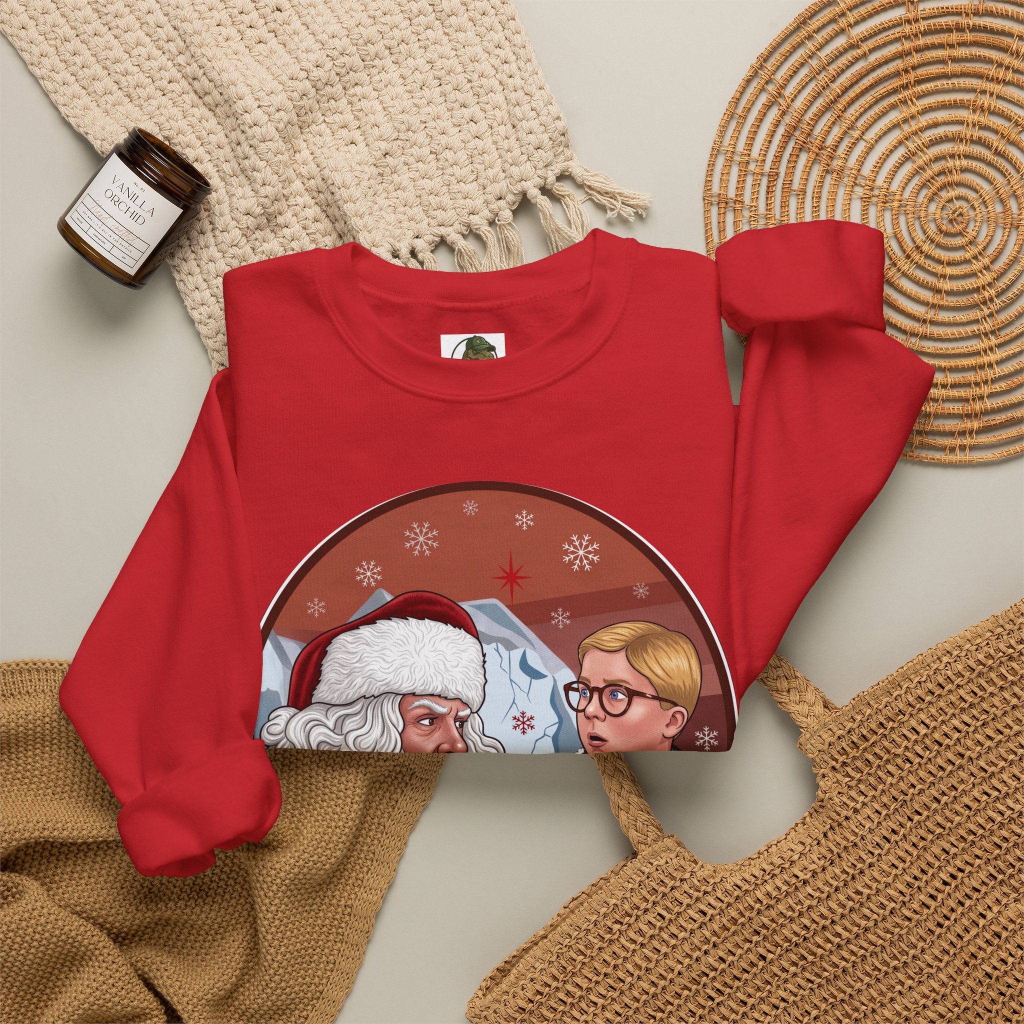 Vintage "Ho! Ho! Ho" Christmas Crewneck Sweatshirt