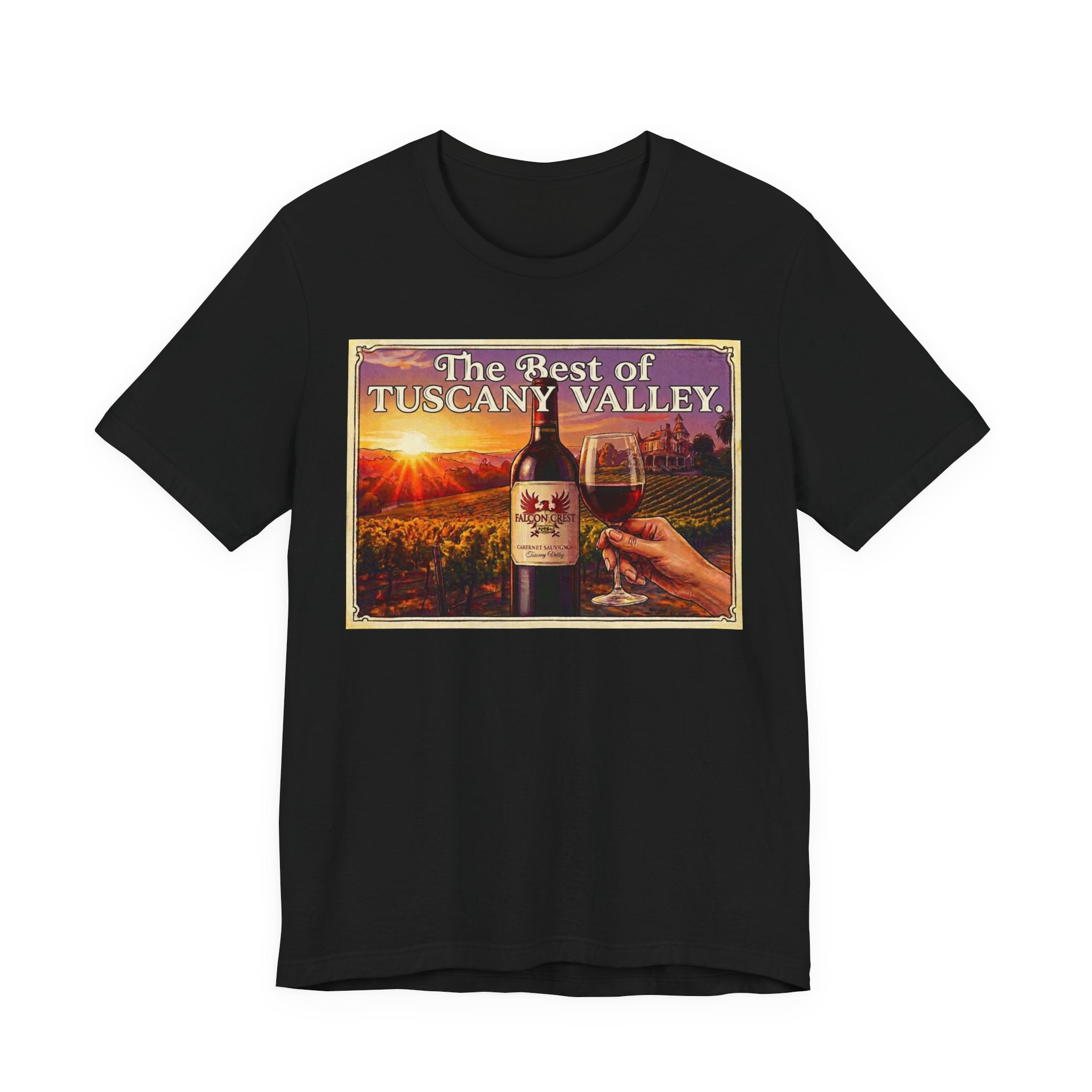 Tuscany Valley Wine Retro Tee