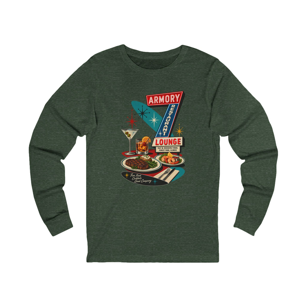 Armory Lounge Retro Lounge Long Sleeve Tee