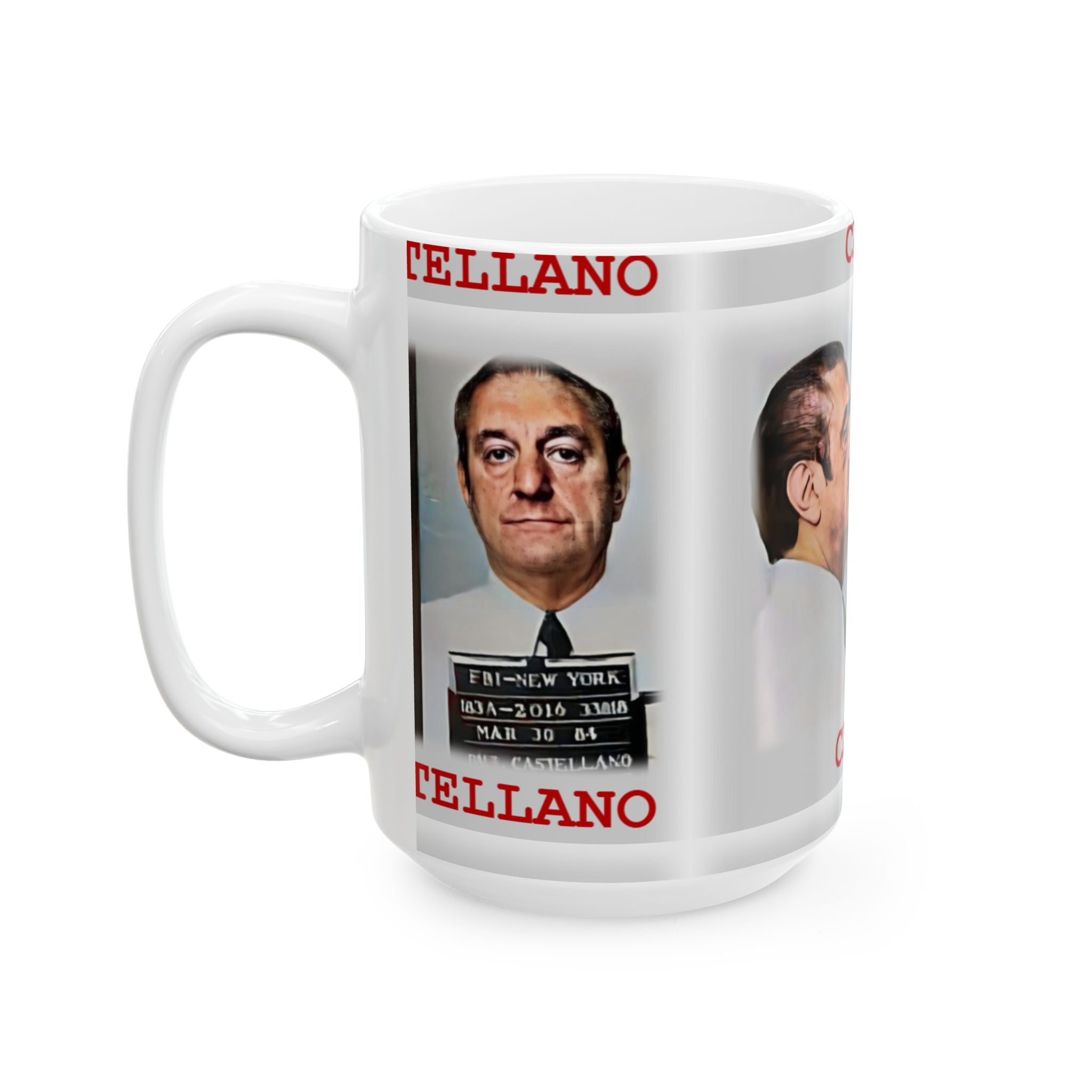 MUGshot: Paul Castellano Ceramic Coffee Cup (15oz)