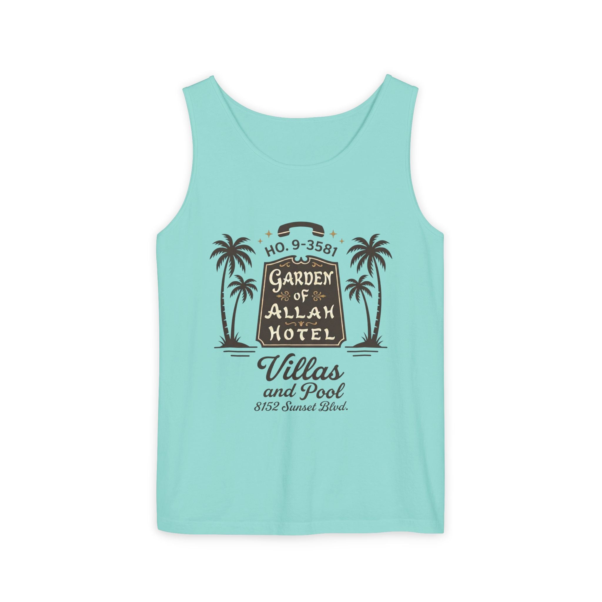 Vintage Garden of Allah Hotel Tank
