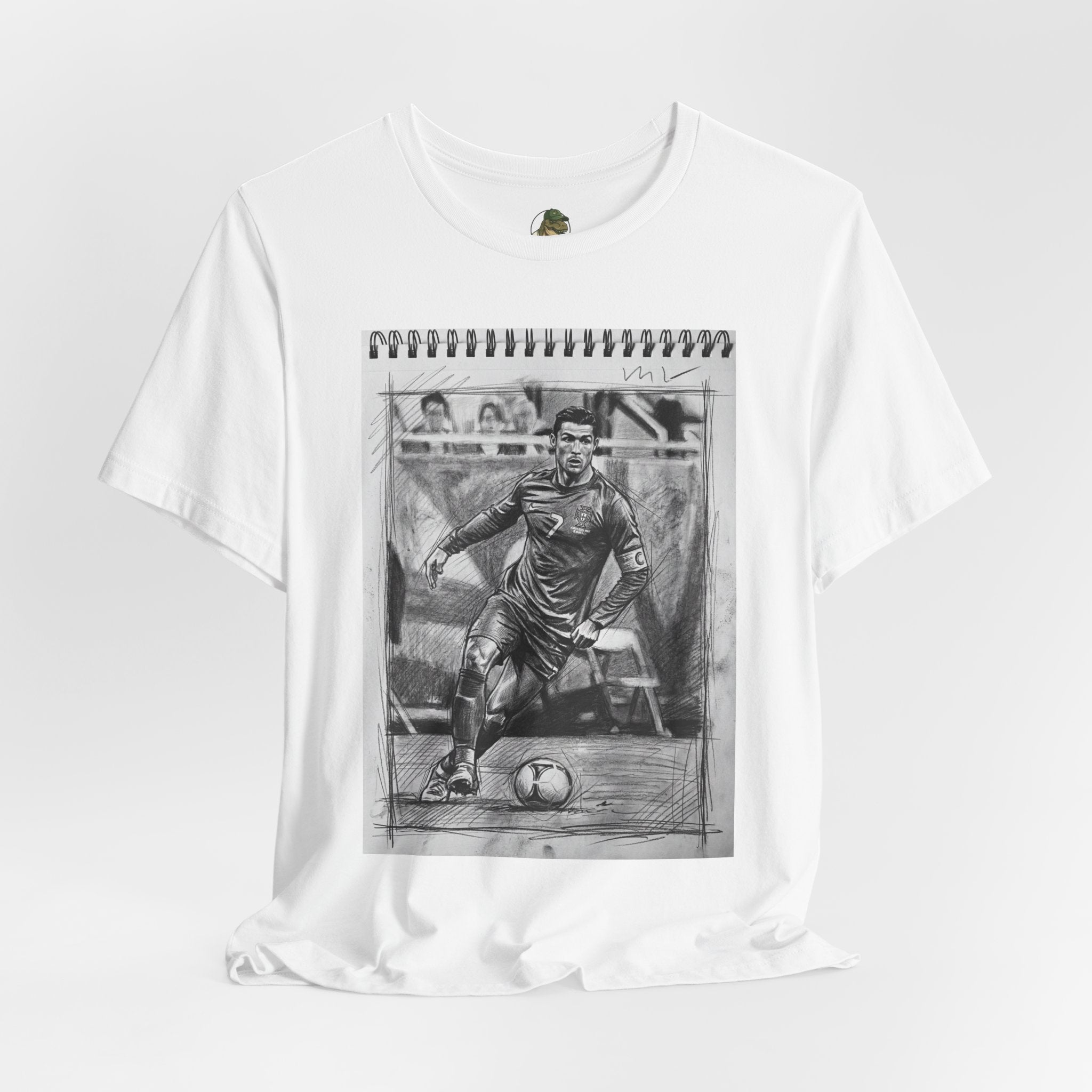 Unisex "CR7" Sketchbook Cotton T-Shirt