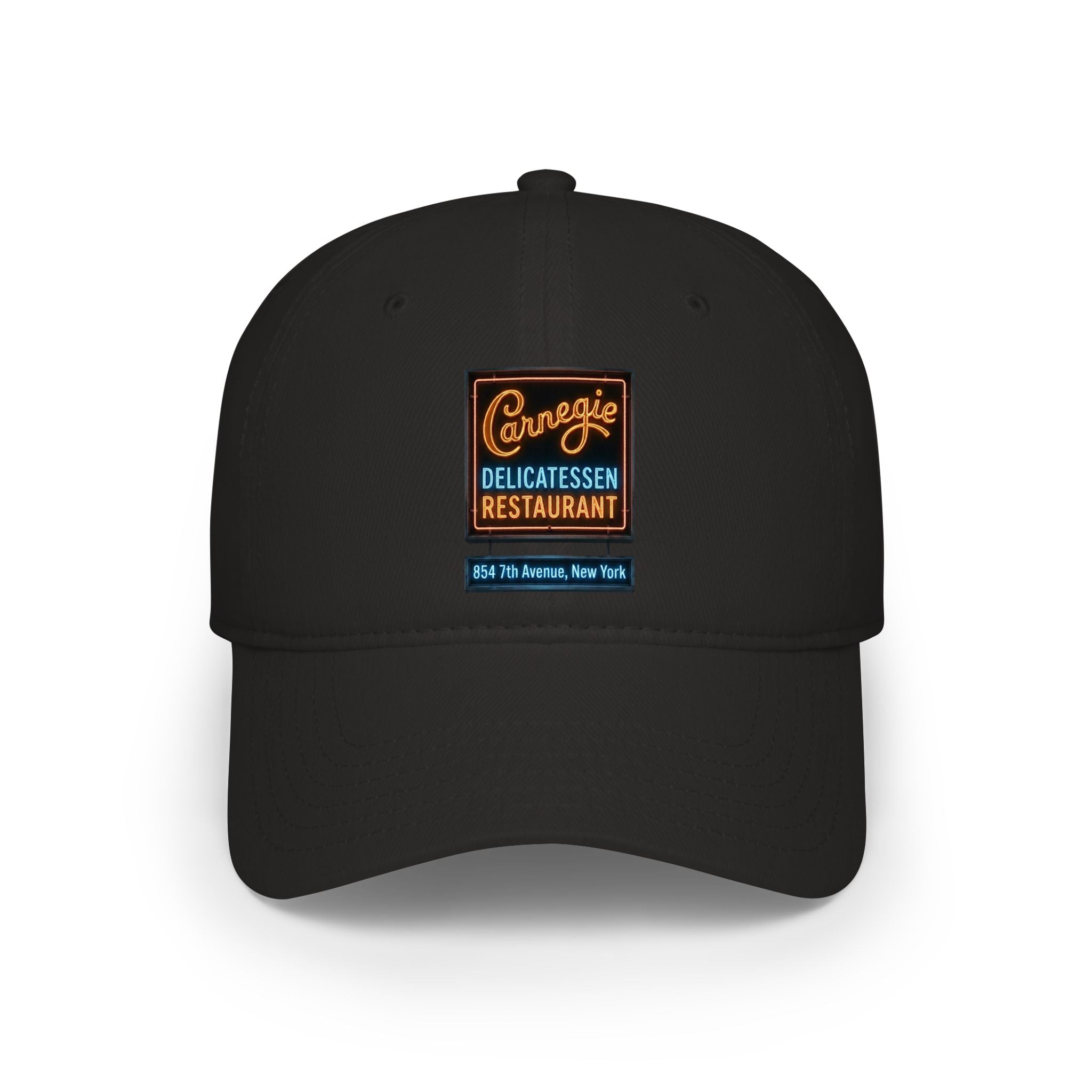 Vintage Carnegie Deli Baseball Cap -- Retro Neon Sign