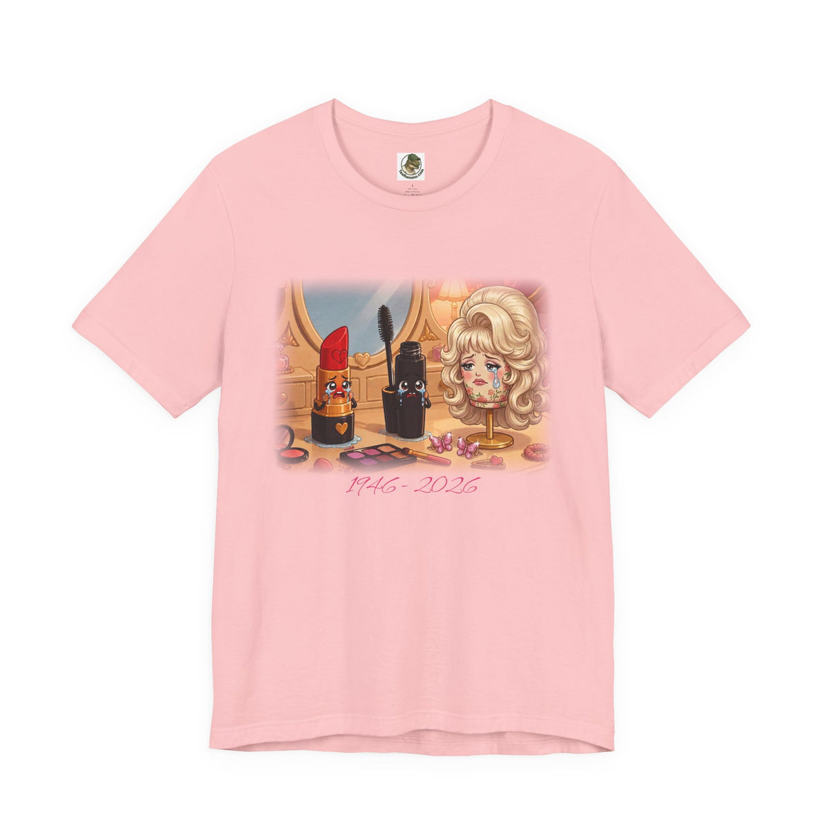 Mourning Makeup & Wig Tee
