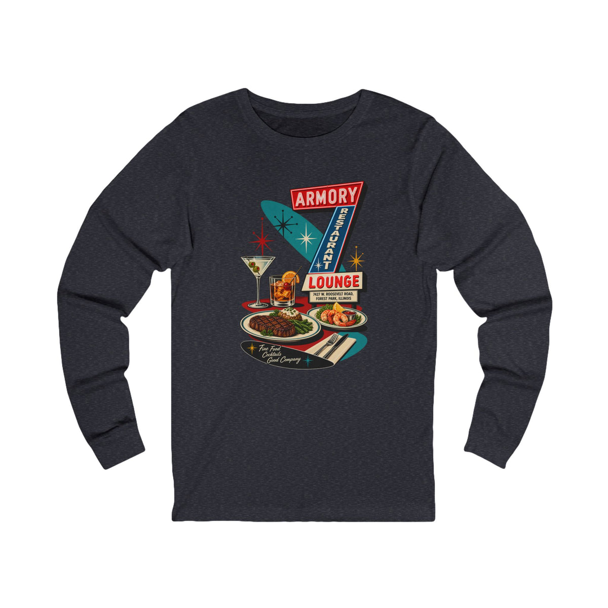 Armory Lounge Retro Lounge Long Sleeve Tee