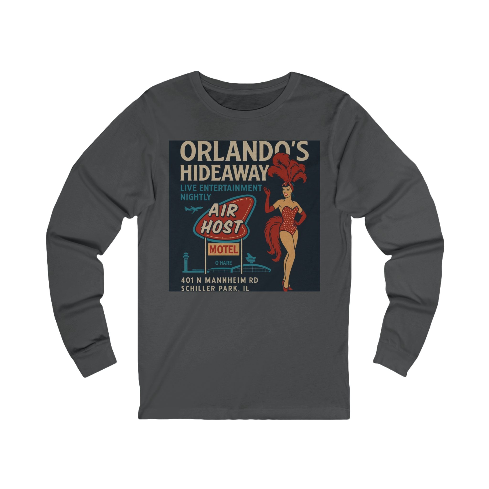 Vintage Orlando's Hideaway Long Sleeve Tee