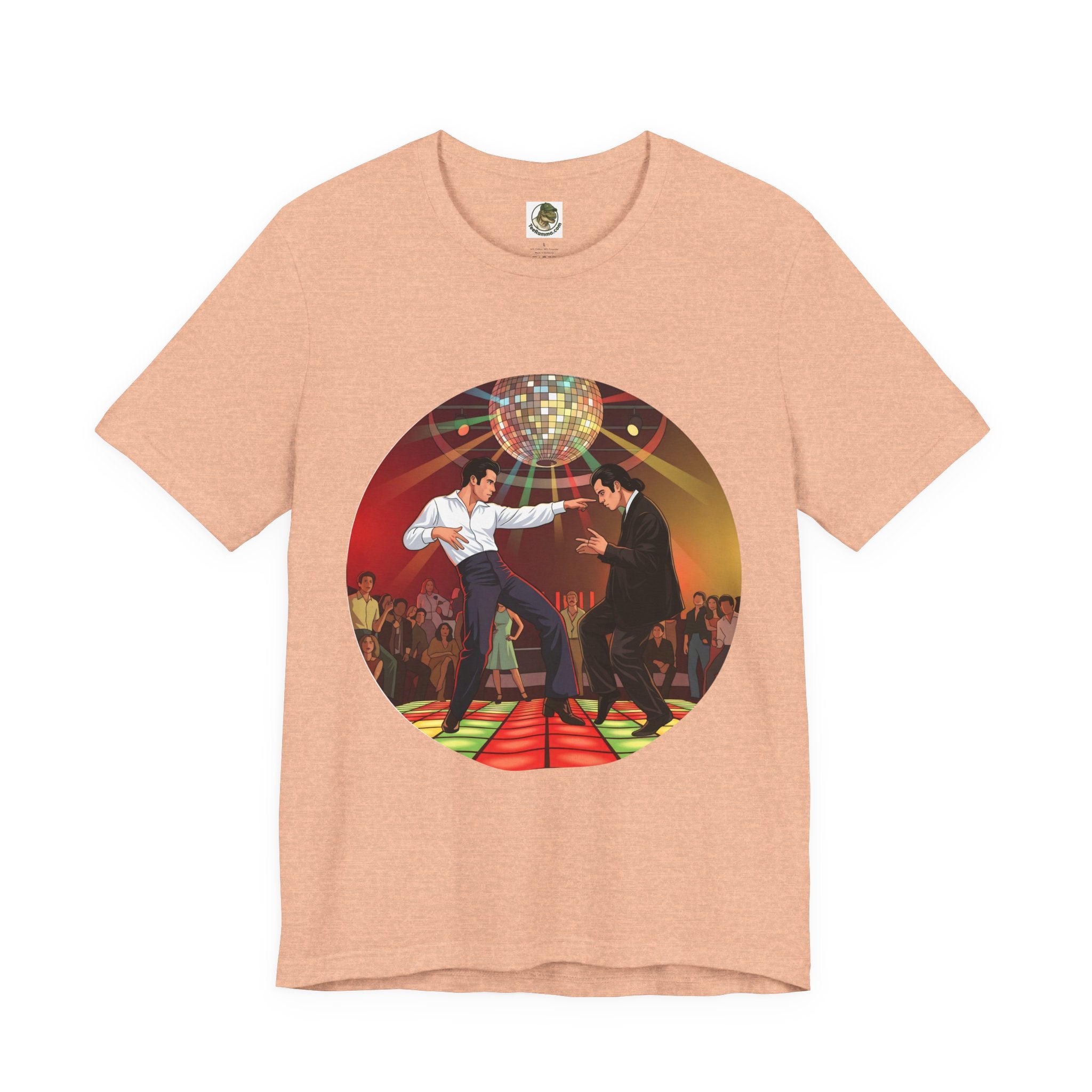 Unisex 'Dancing Together' Cotton T-Shirt