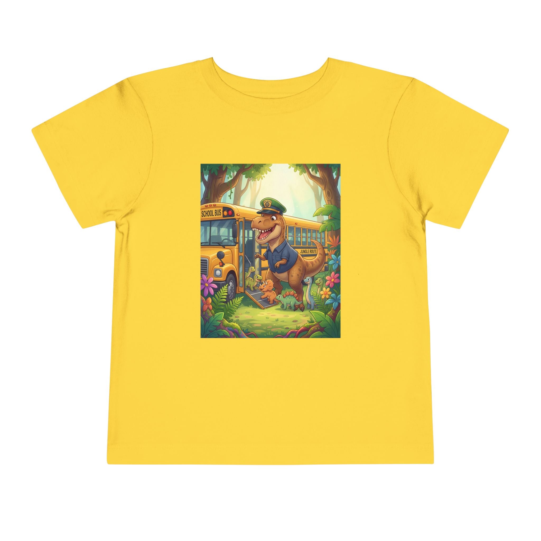 Ernest T-Rex Bus Driver Toddler Tee